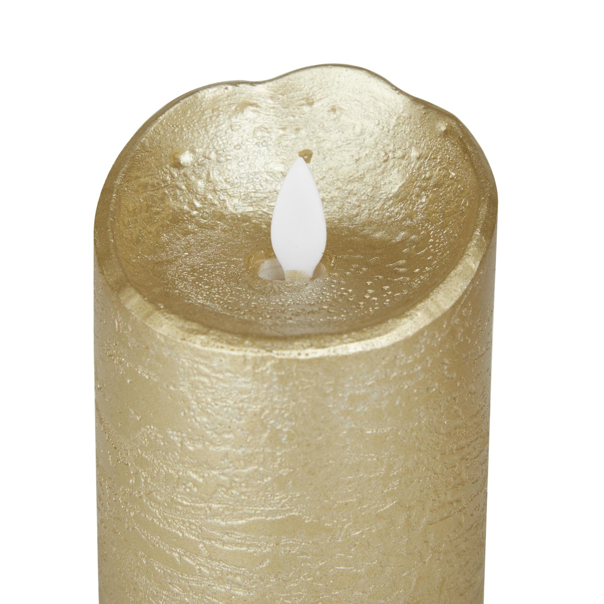 Set of 3 Wax Indoor Outdoor Flameless Candle with Remote Control