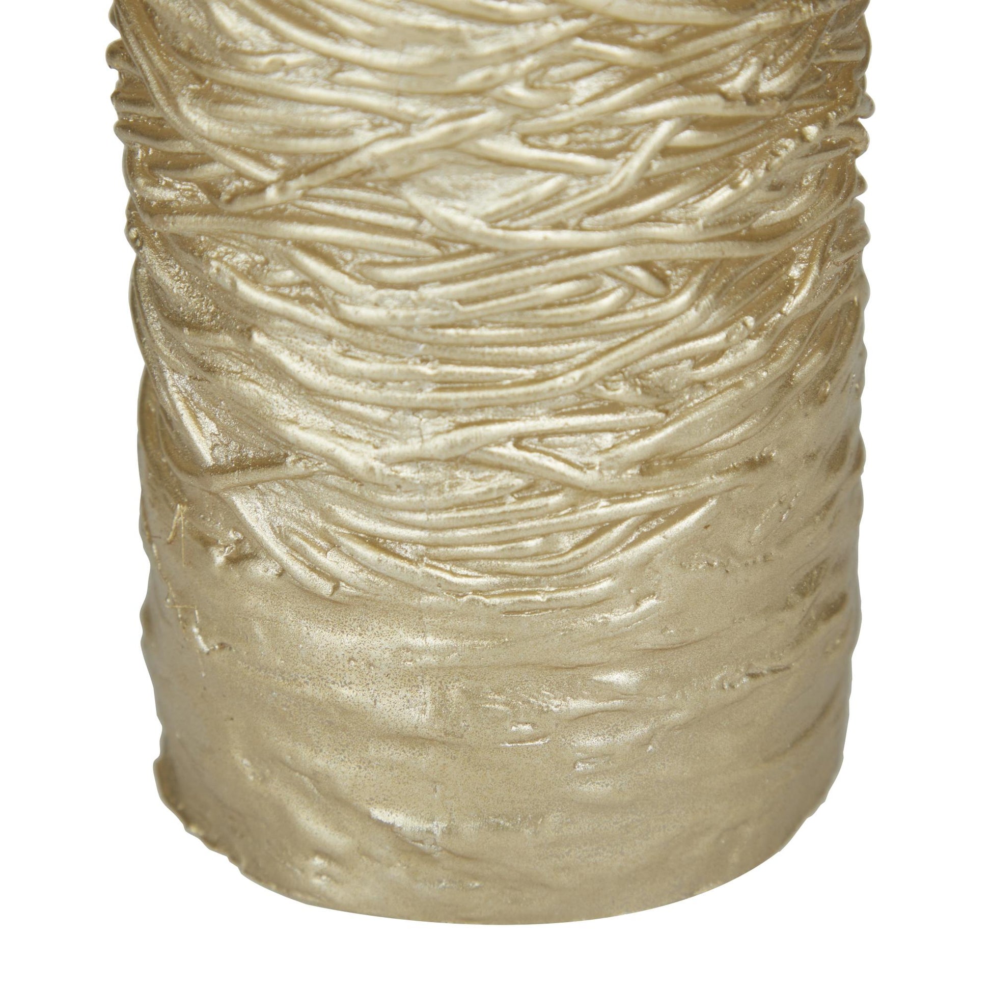 Set of 3 Wax Textured Indoor Outdoor Flameless Candle with Remote Control