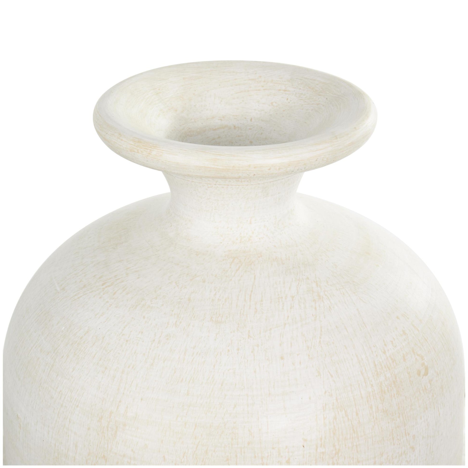 Beige Ceramic Tall Amphora Floor Decorative Vase