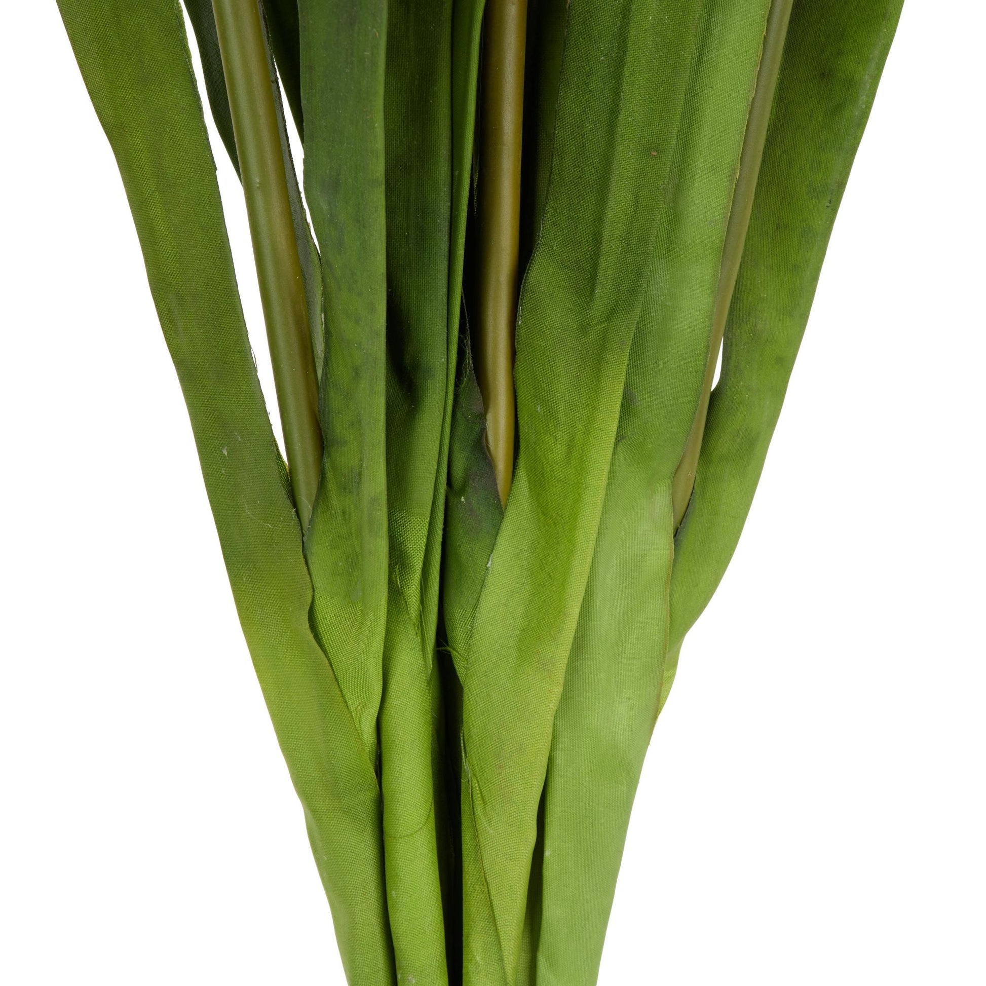 Set of 8 Iris White Plastic Tall Indoor Outdoor Artificial Flower Stem