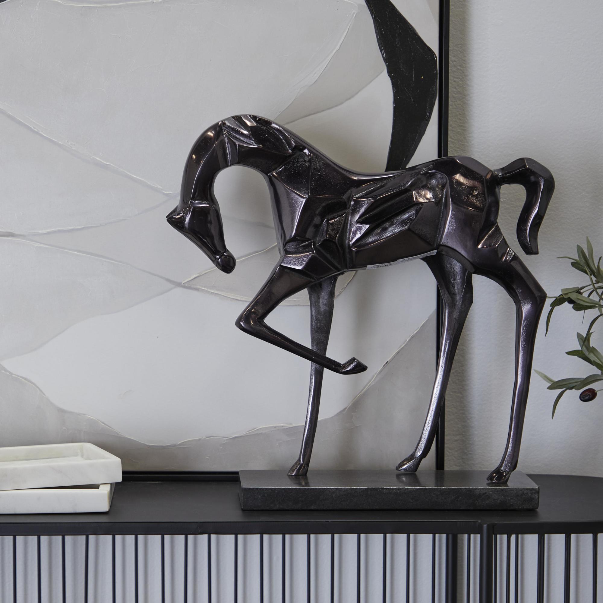 Horse Aluminum Metal Decorative Sculpture