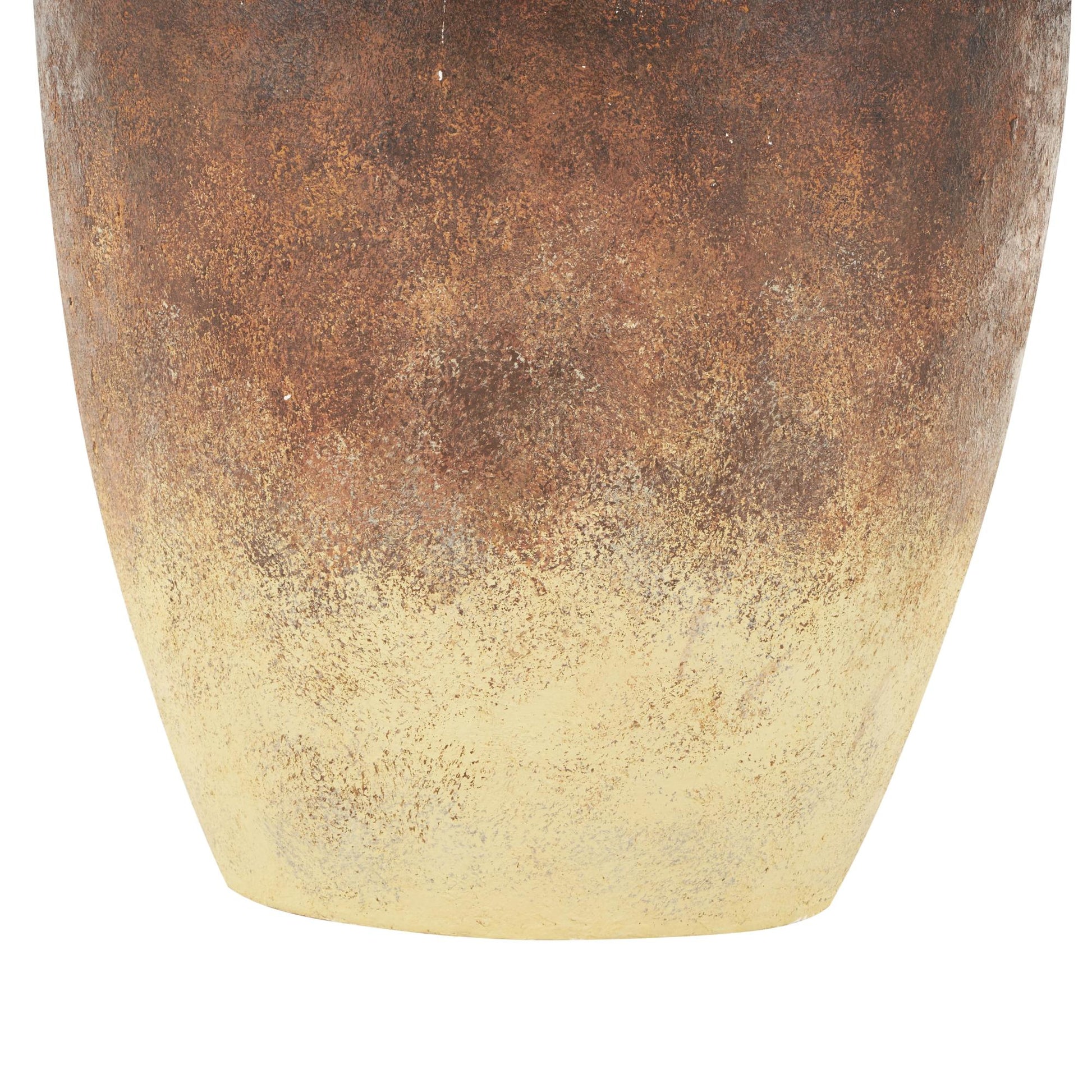 Copper Magnesium Oxide Textured Ombre Antique Amphora Decorative Vase