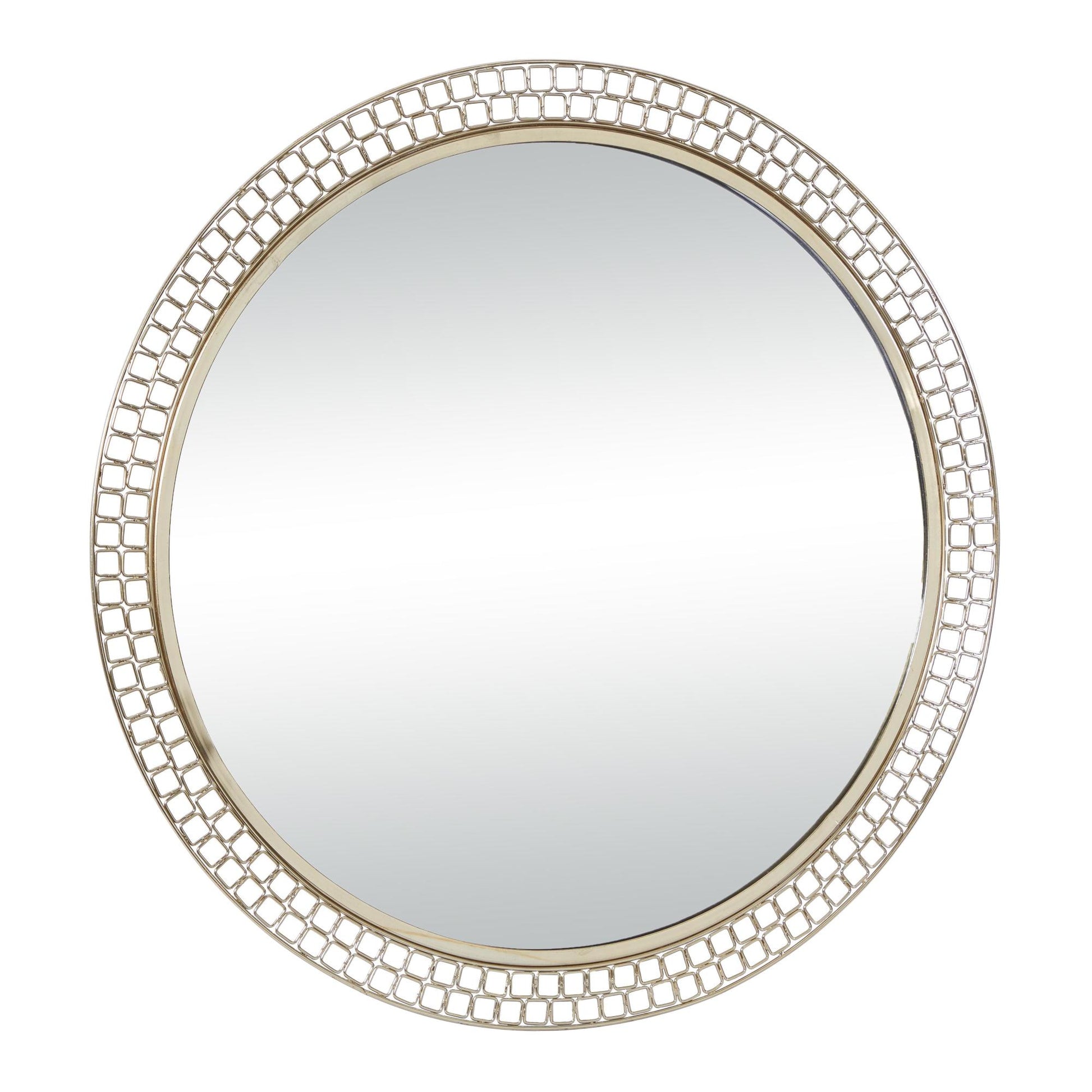 Gold Metal Room Wall Mirror
