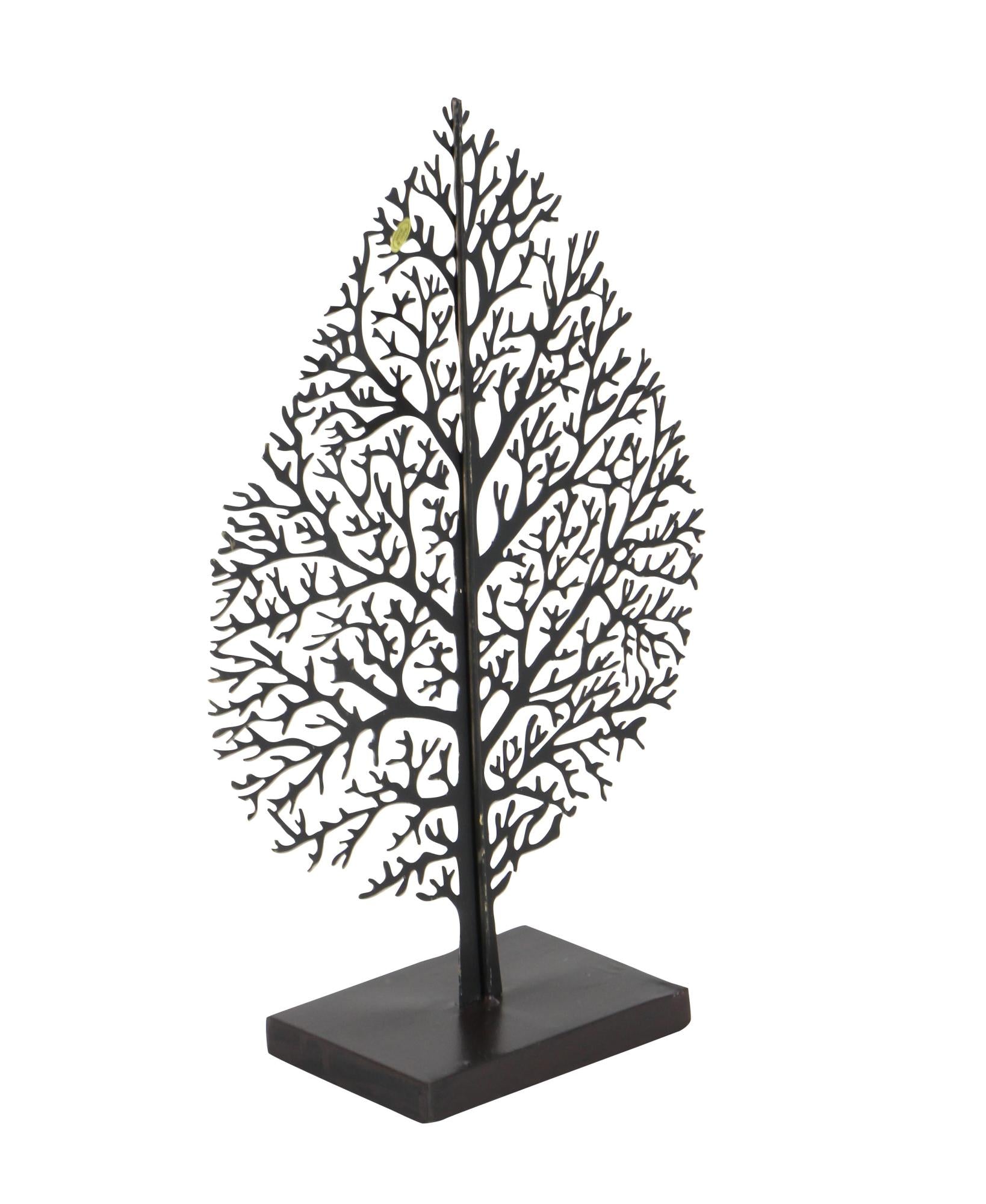 Tree Gold Metal Decorative Sculpture