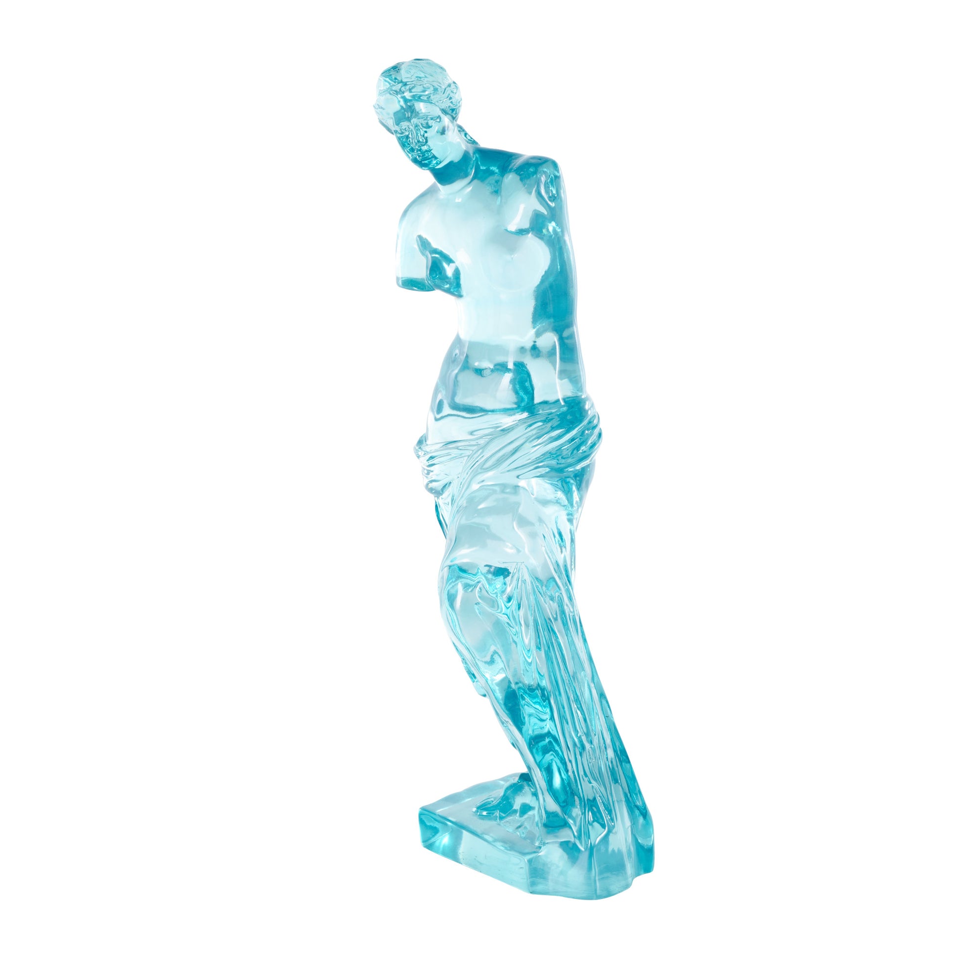 Woman Resin Tinted Decorative Sculpture