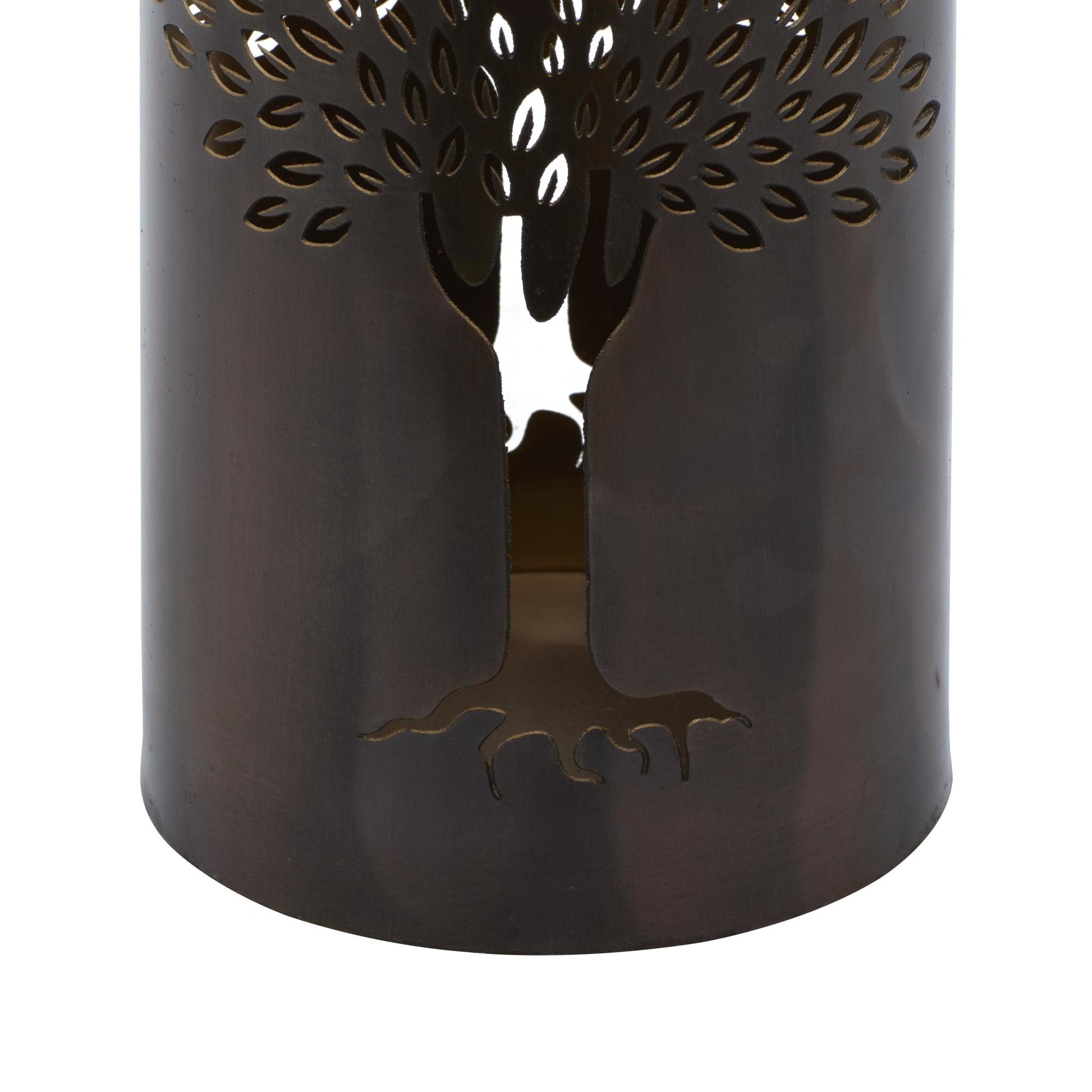 Set of 3 Geometric Metal Decorative Indoor Outdoor Candle Lantern Set of 3 12", 10", 6"H