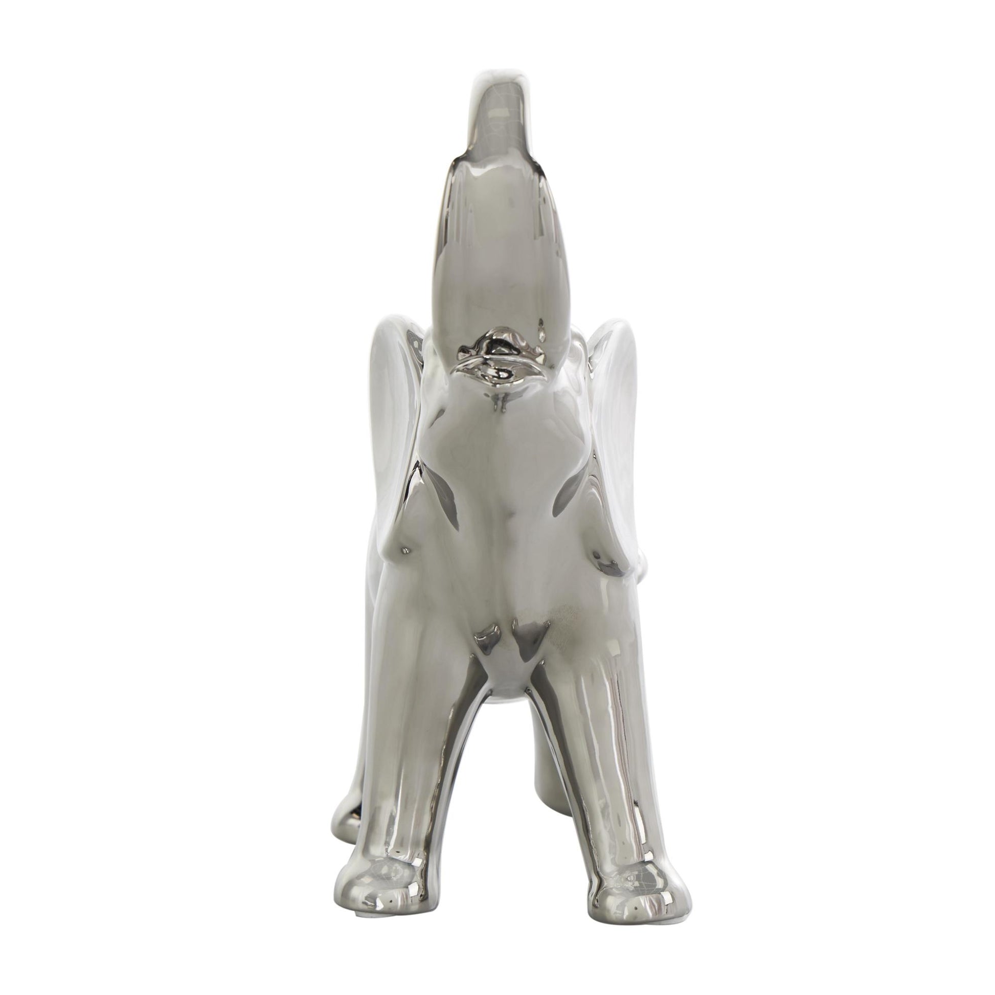 Elephant Ceramic Standing Decorative Sculpture
