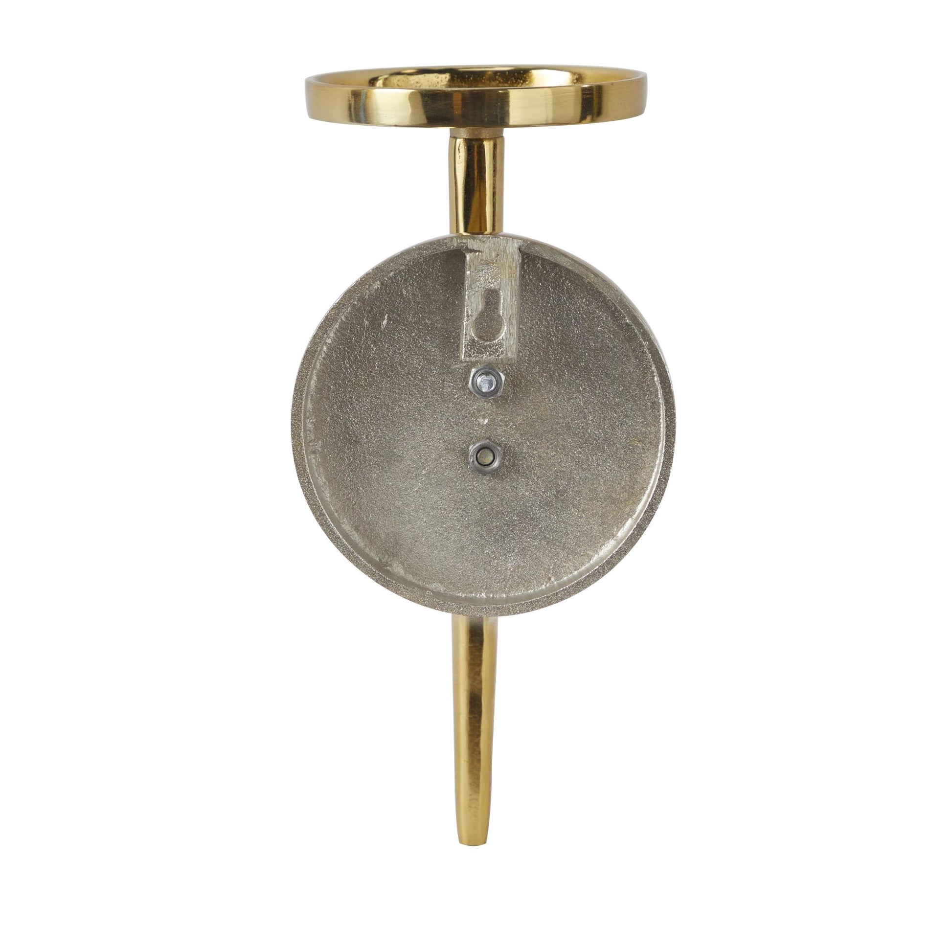 Aluminum Metal Single Candle Indoor Outdoor Wall Sconce with Glass Holder