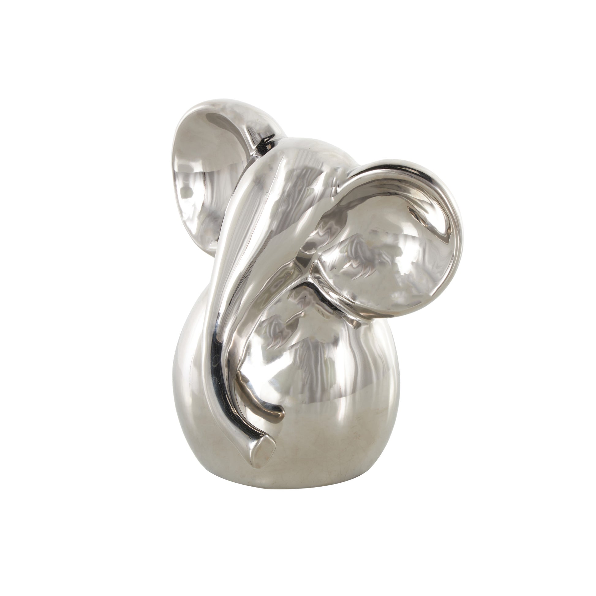 Elephant Ceramic Glossy Decorative Sculpture