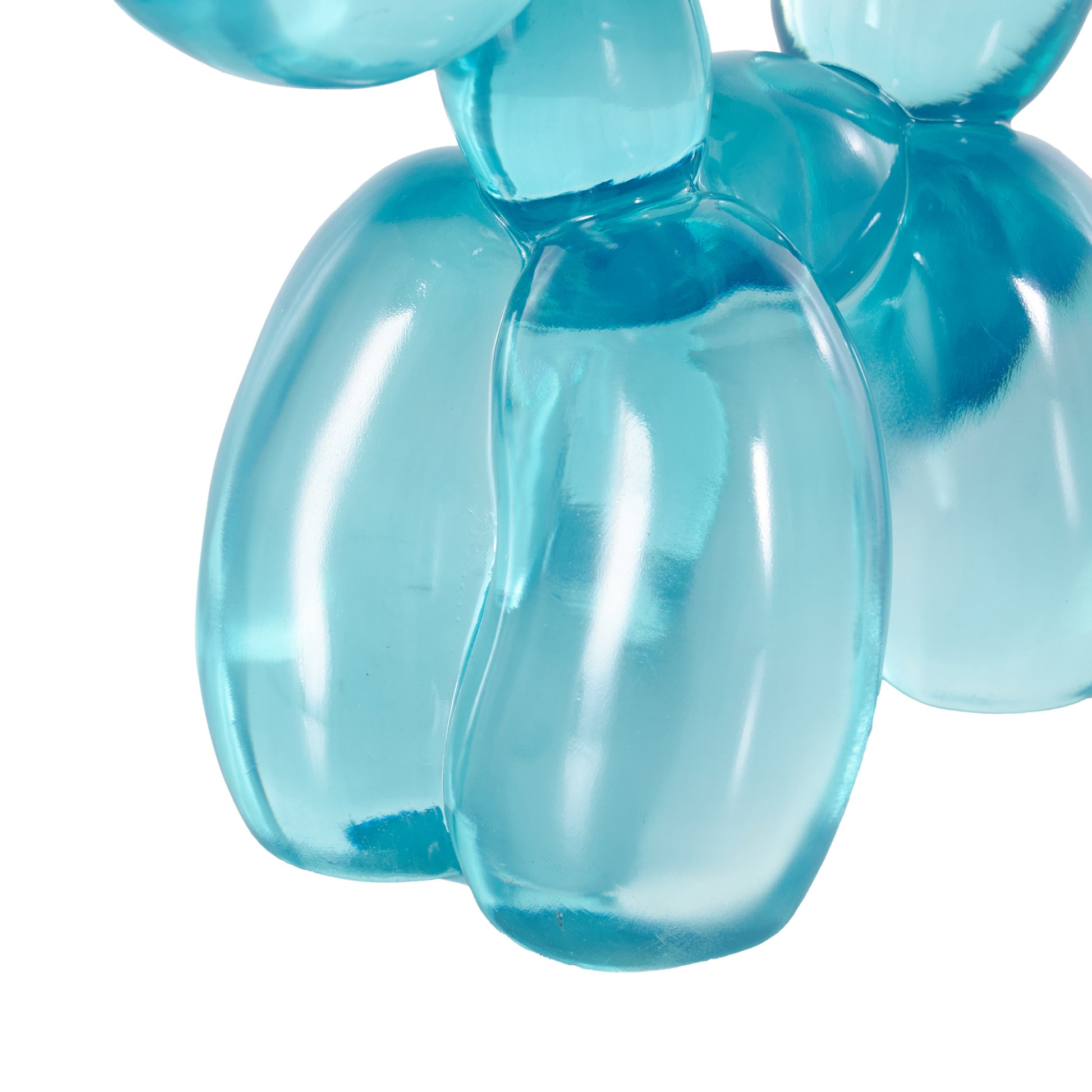 Dog Resin Tinted Balloon Decorative Sculpture