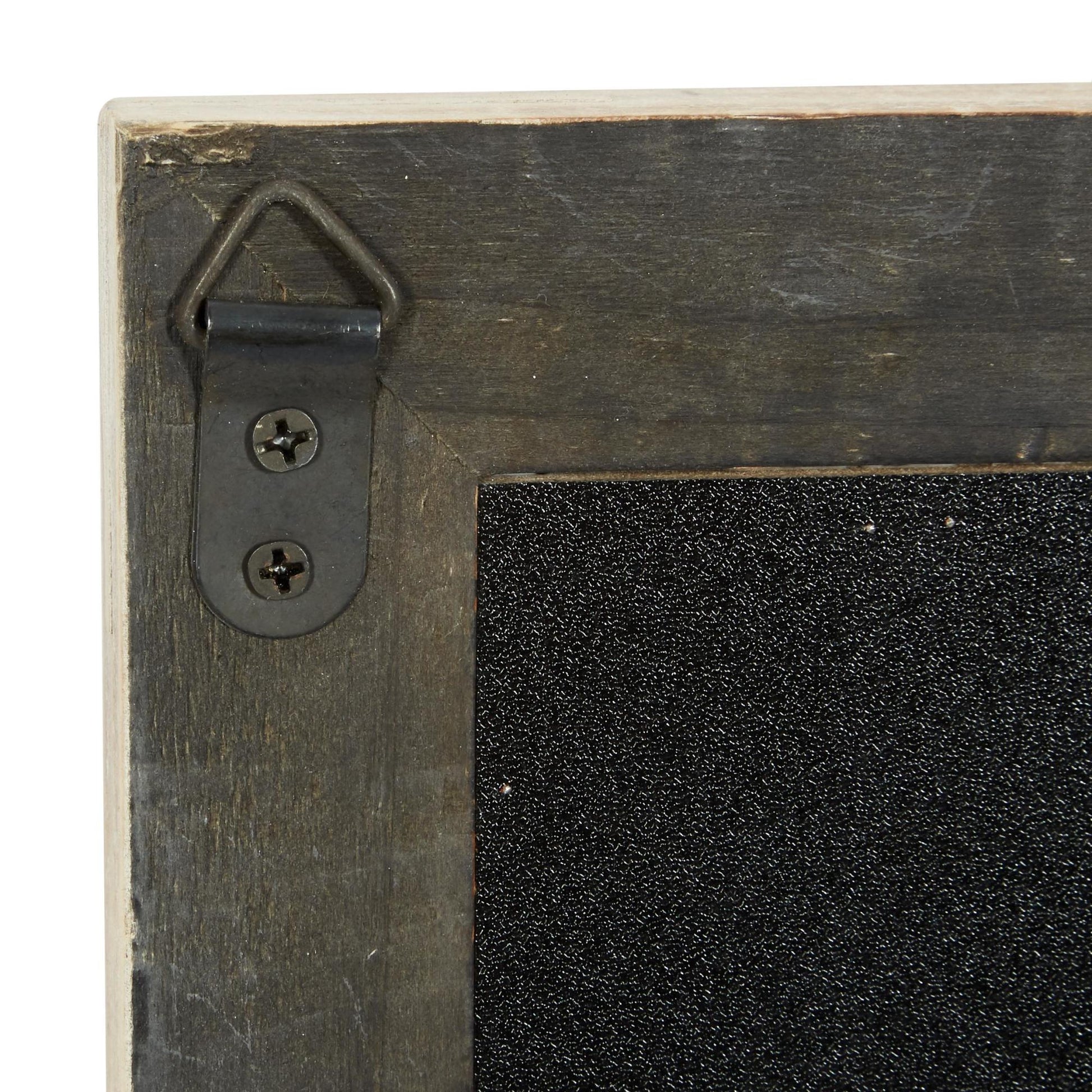 Sign Brown Wood Beaded Chalkboard Home Wall Decor