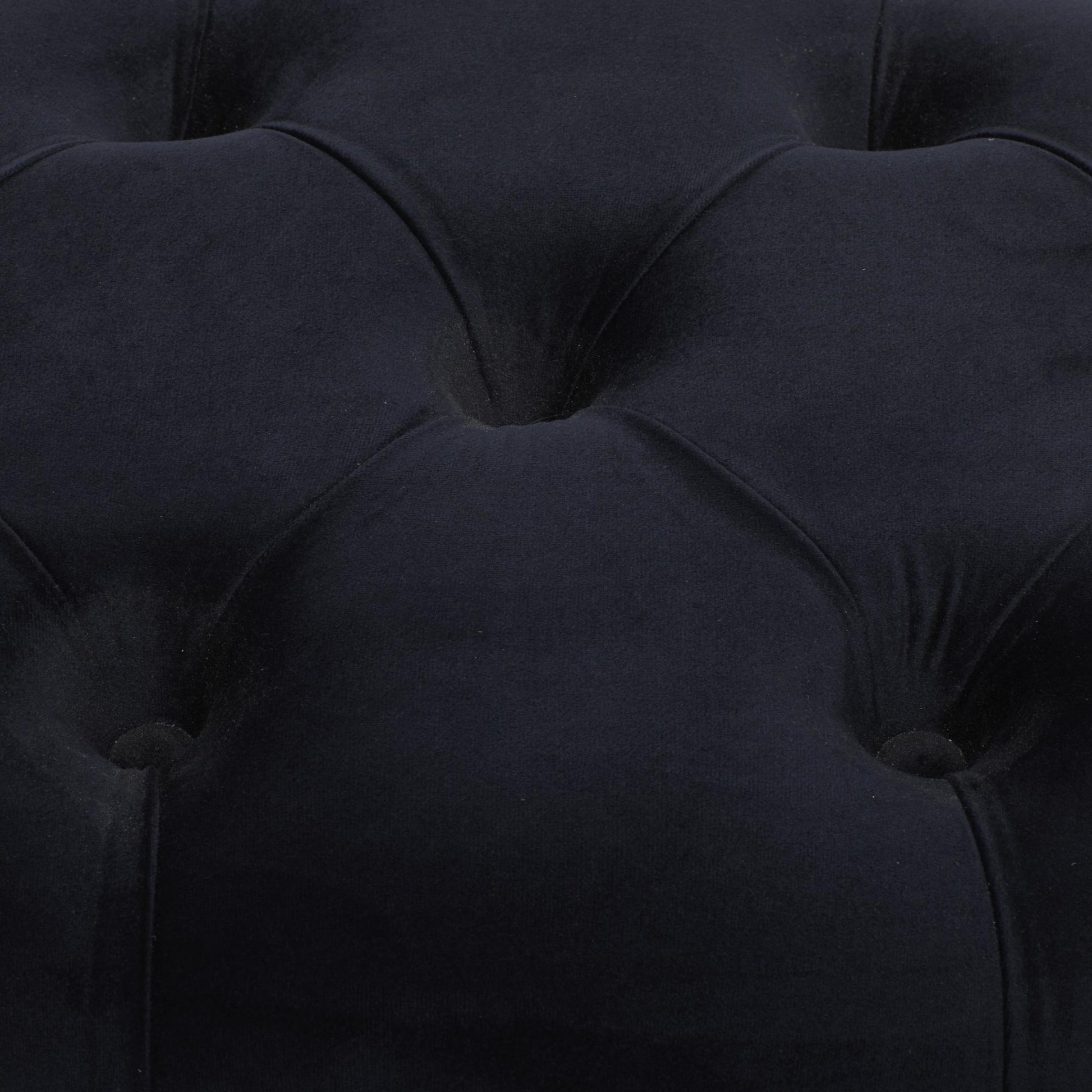 Velvet Home Bench with Gold Legs