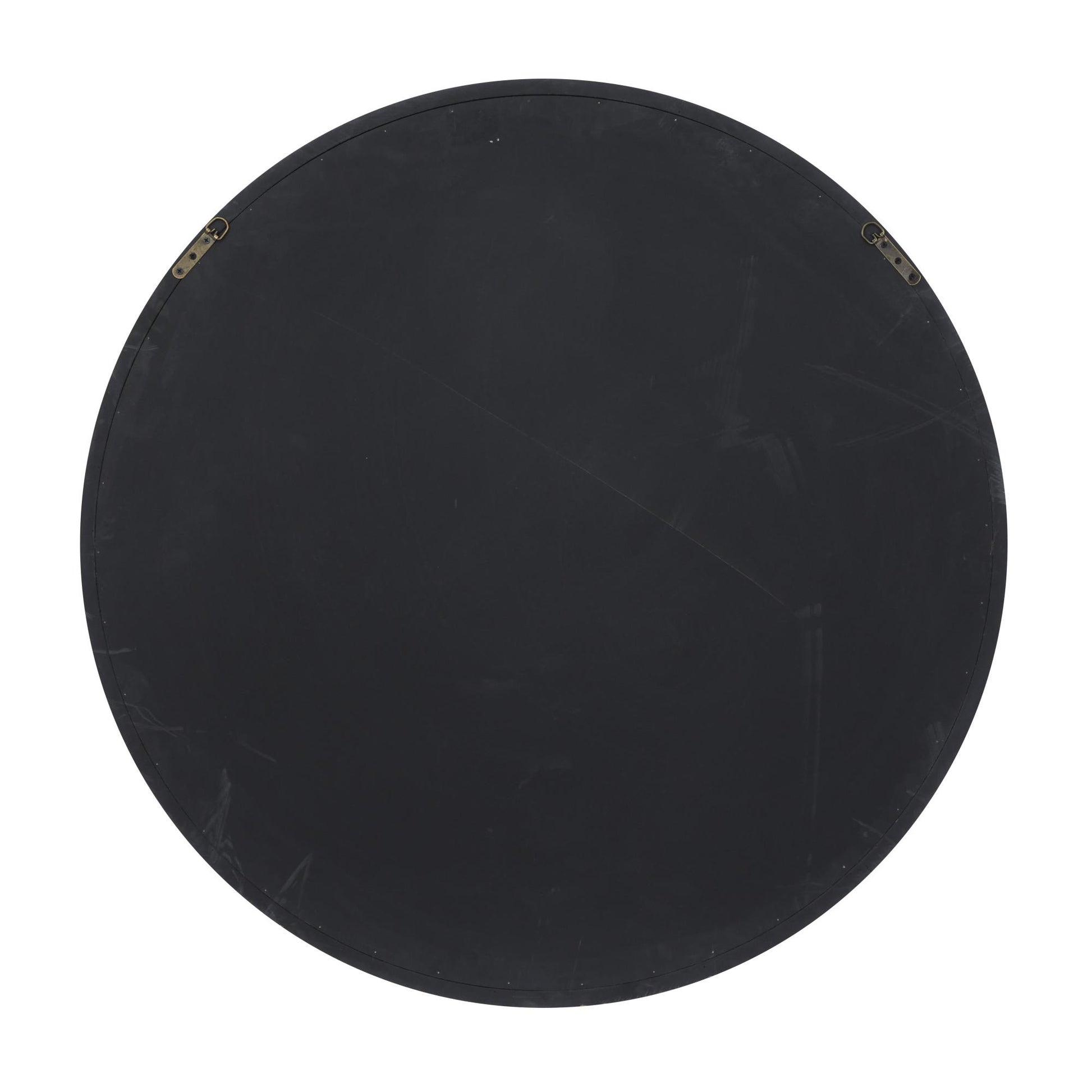 Wooden Round Minimalistic Room Wall Mirror 42" x 2" x 42"