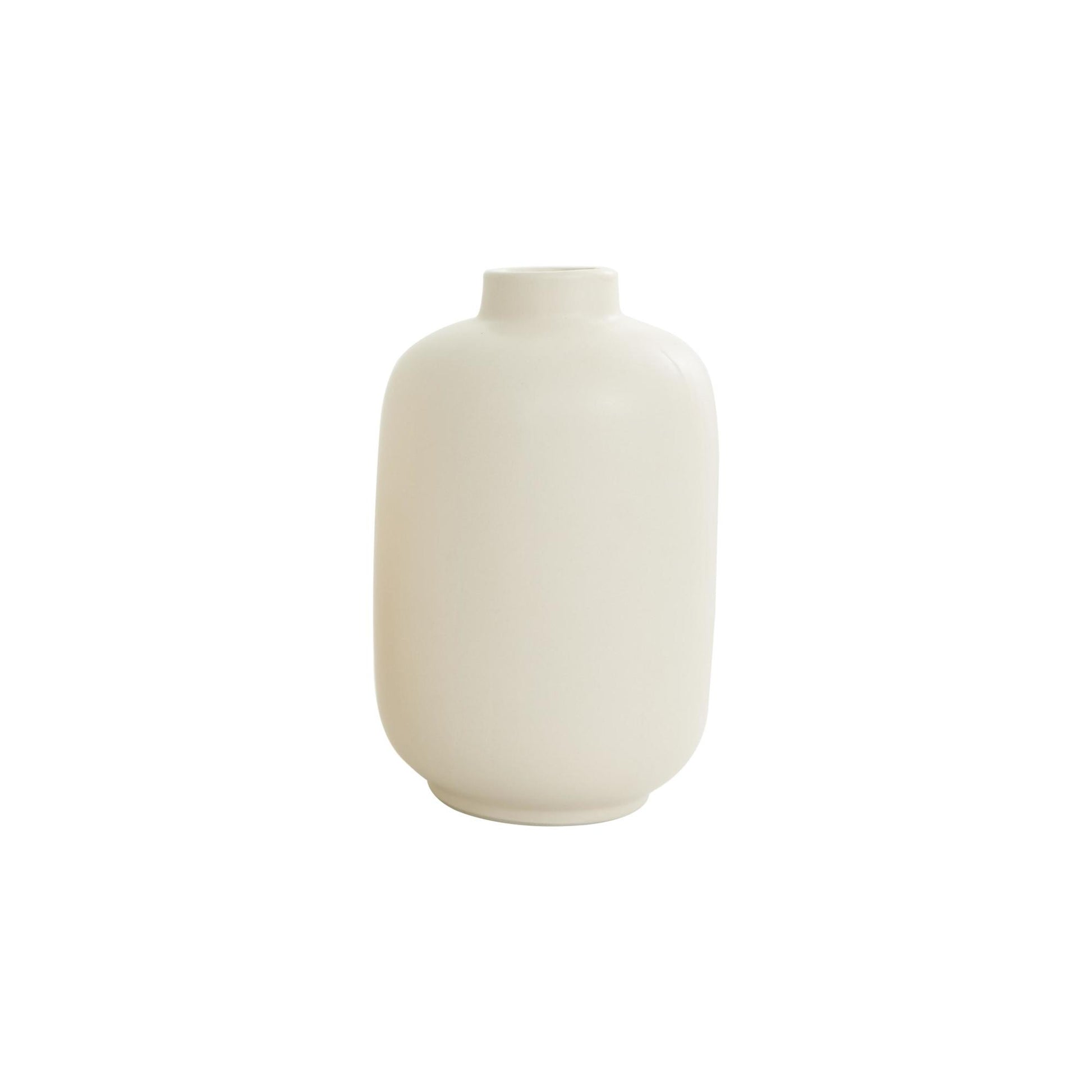 Cream Ceramic Decorative Vase