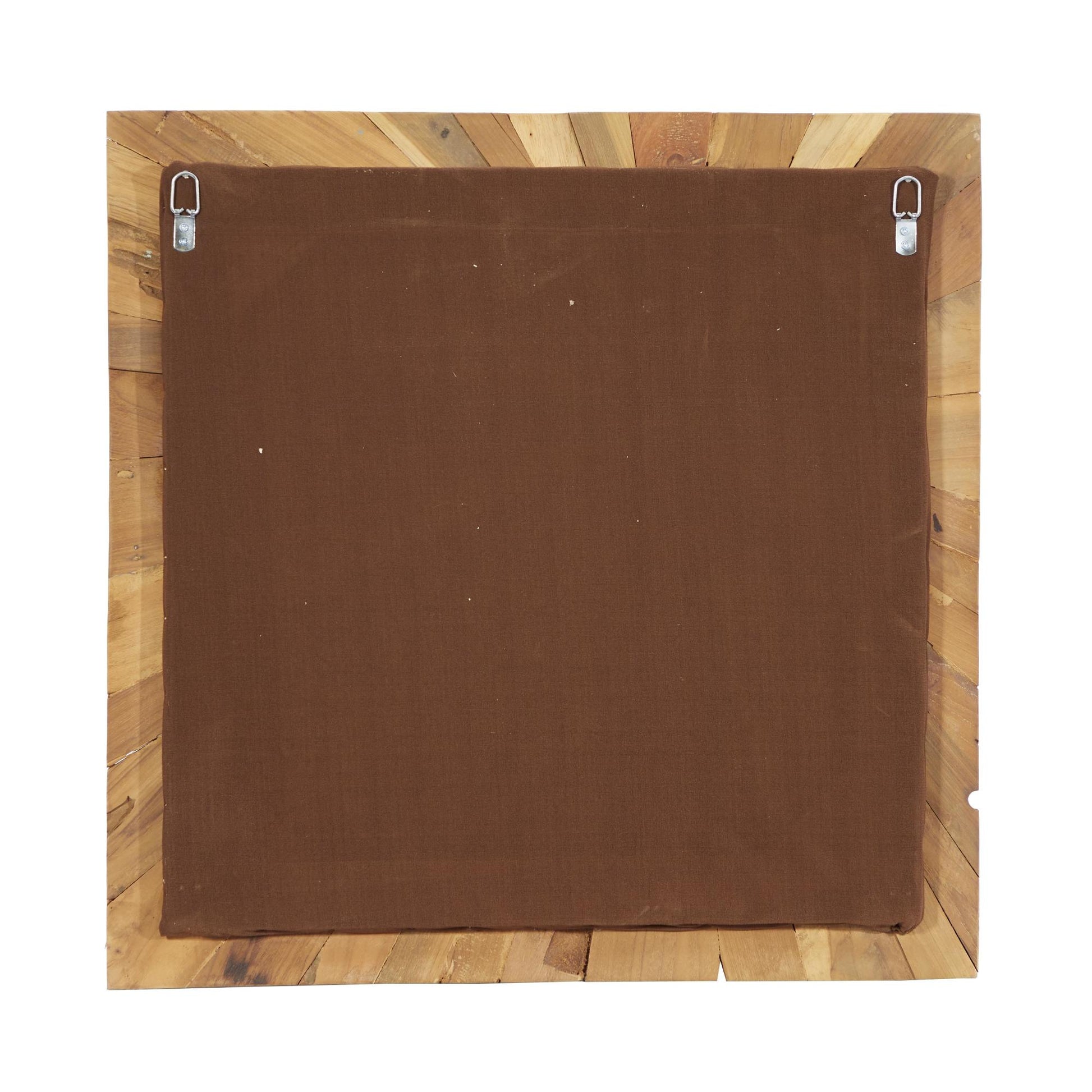 Starburst Brown Teak Wood Handmade Radial Home Wall Decor