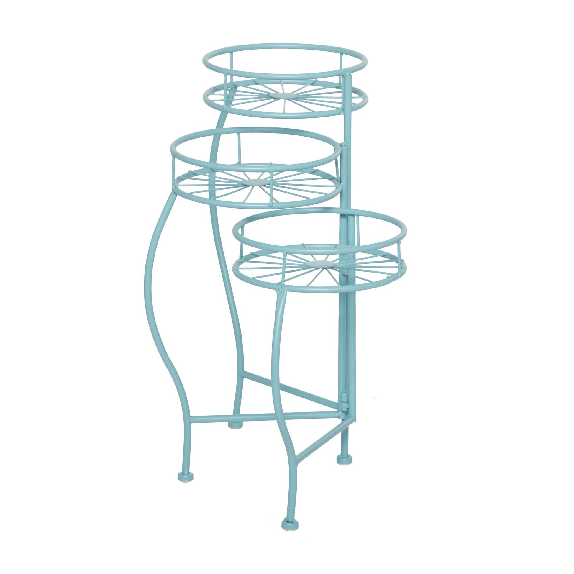 Starburst Metal 3 Tier Indoor Outdoor Plantstand