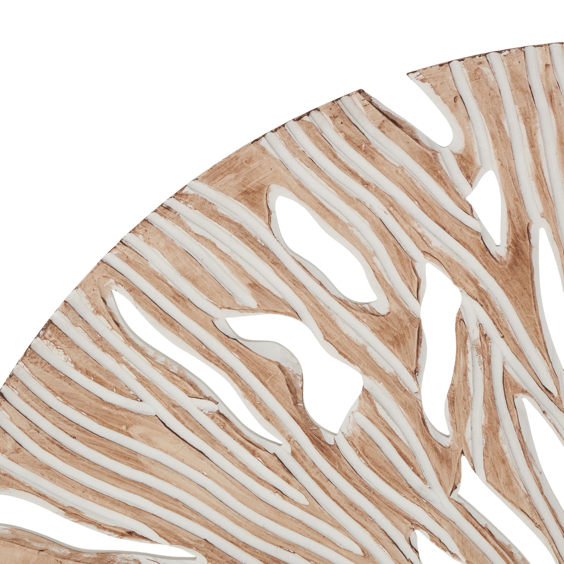 Starburst Beige Wooden Handmade Intricately Carved Home Wall Decor