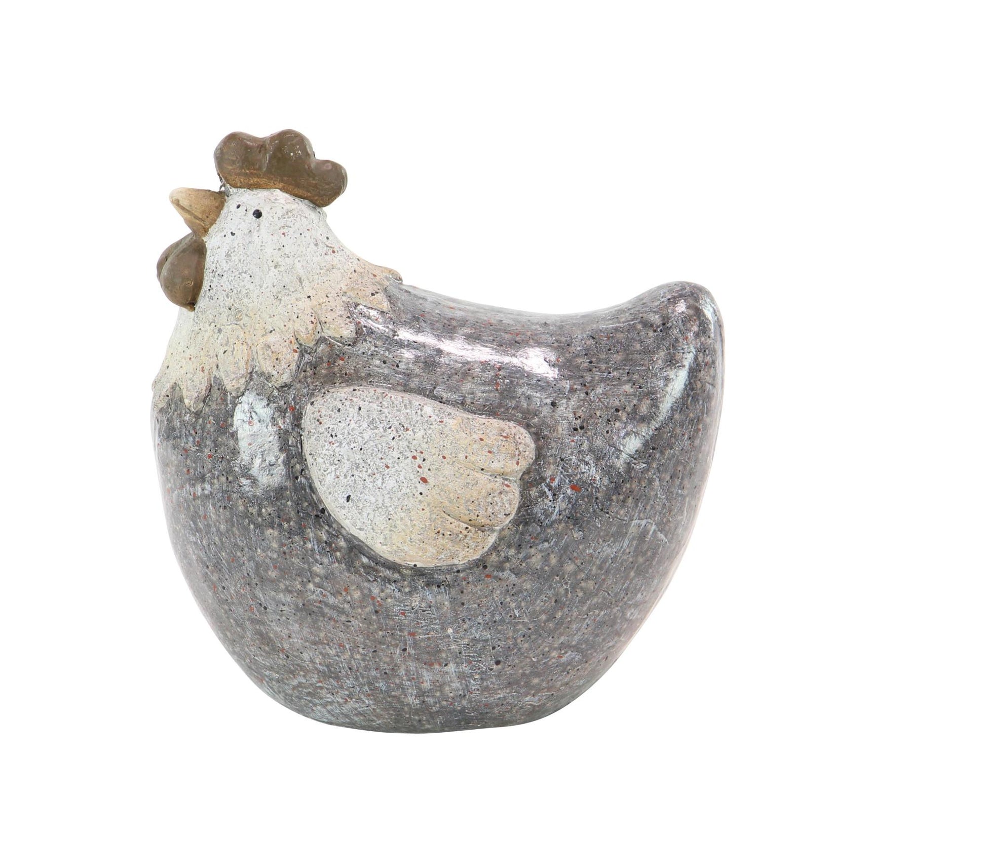 Gray Polystone Indoor Outdoor Decorative Garden Sculpture