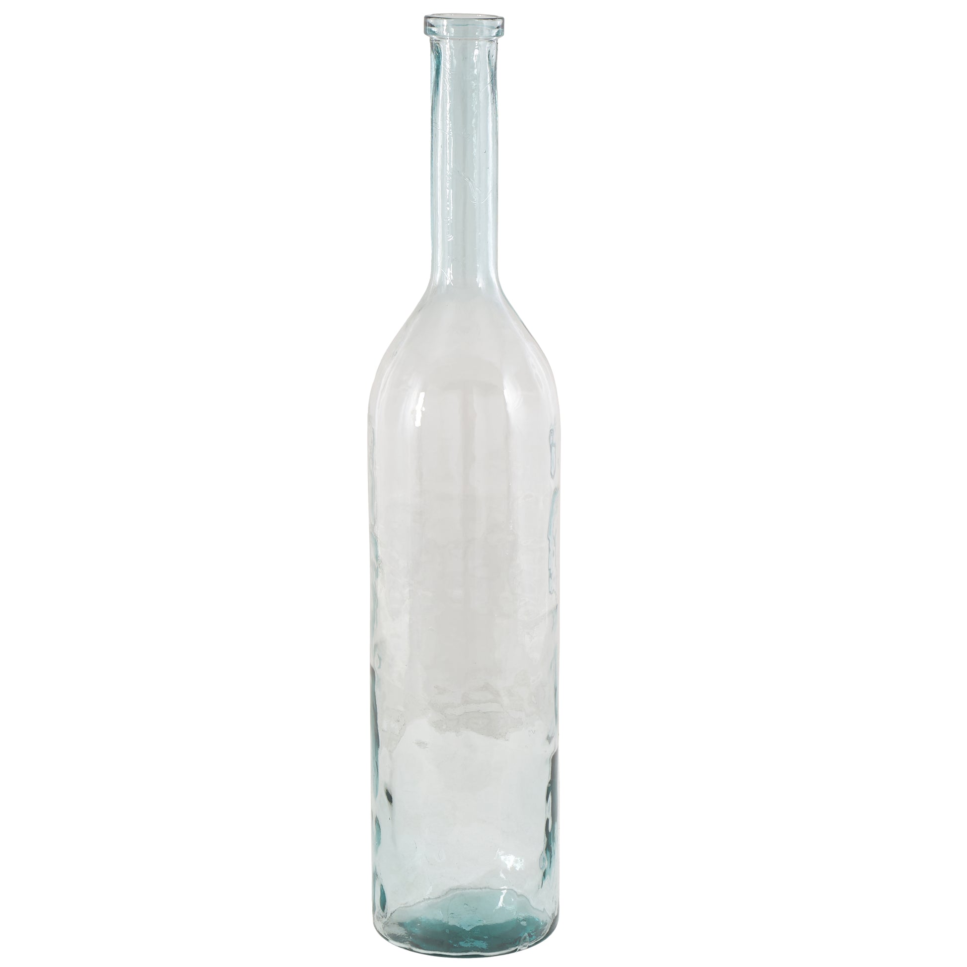 Recycled Glass Handmade Spanish Decorative Vase 8" x 8" x 40"