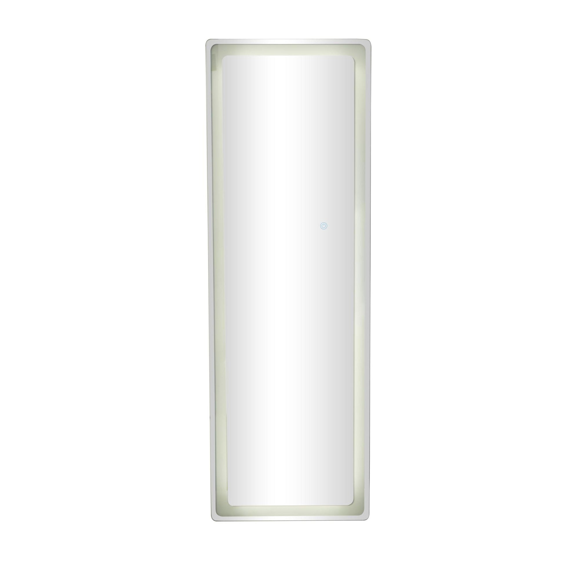 Silver Glass Room LED Mirror