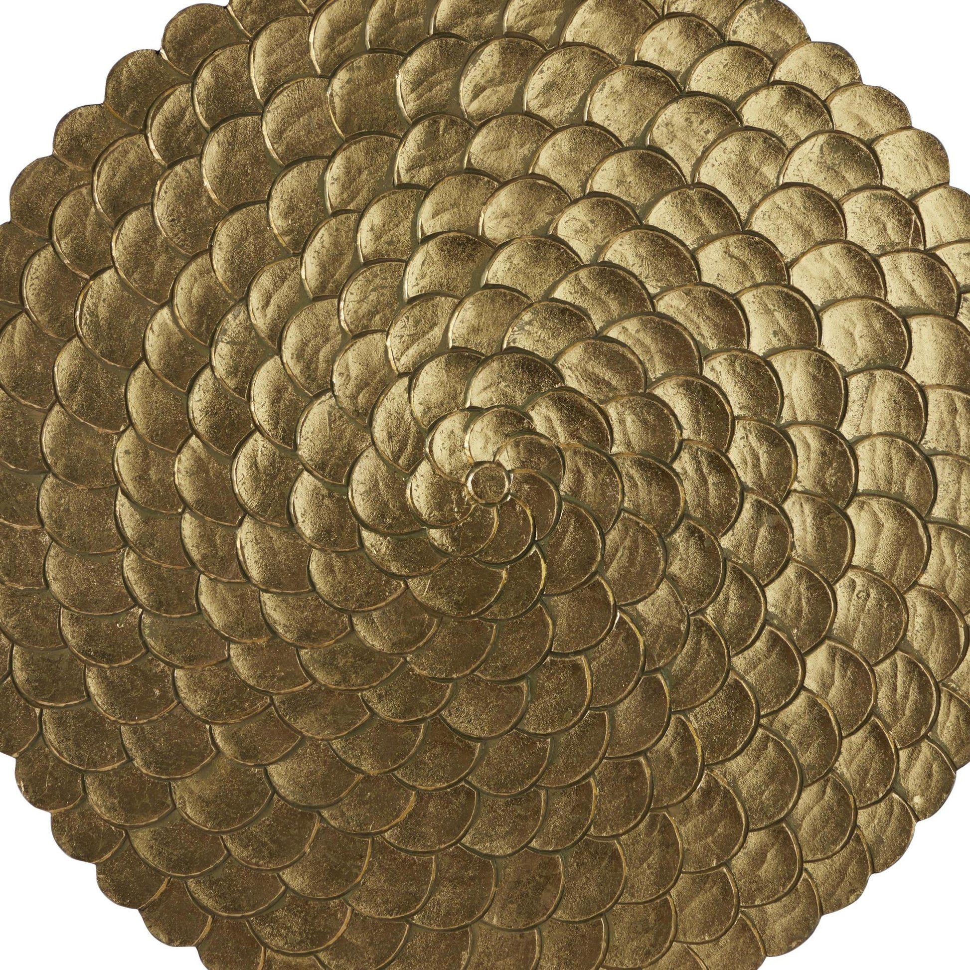 Plate Wood Carved Radial Home Wall Decor
