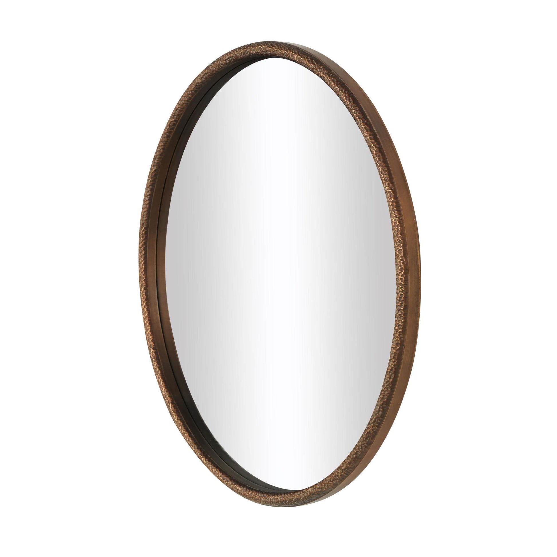 Metal Room Wall Mirror with Gold Inner Frame