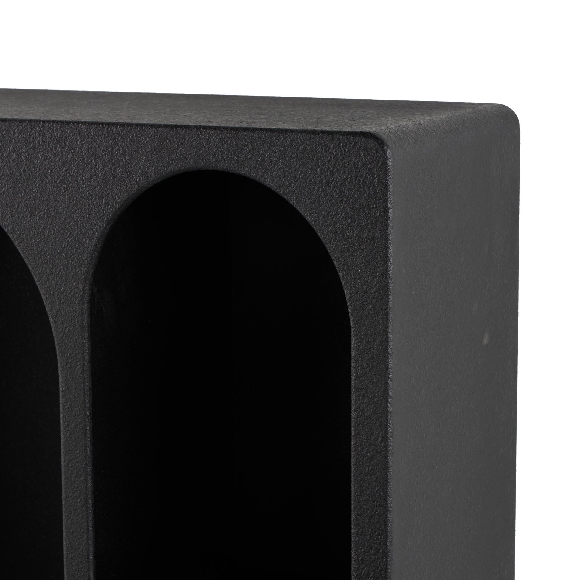 Geometric Wooden Arched 4 Shelf Room Wall Shelf with Block Shapes