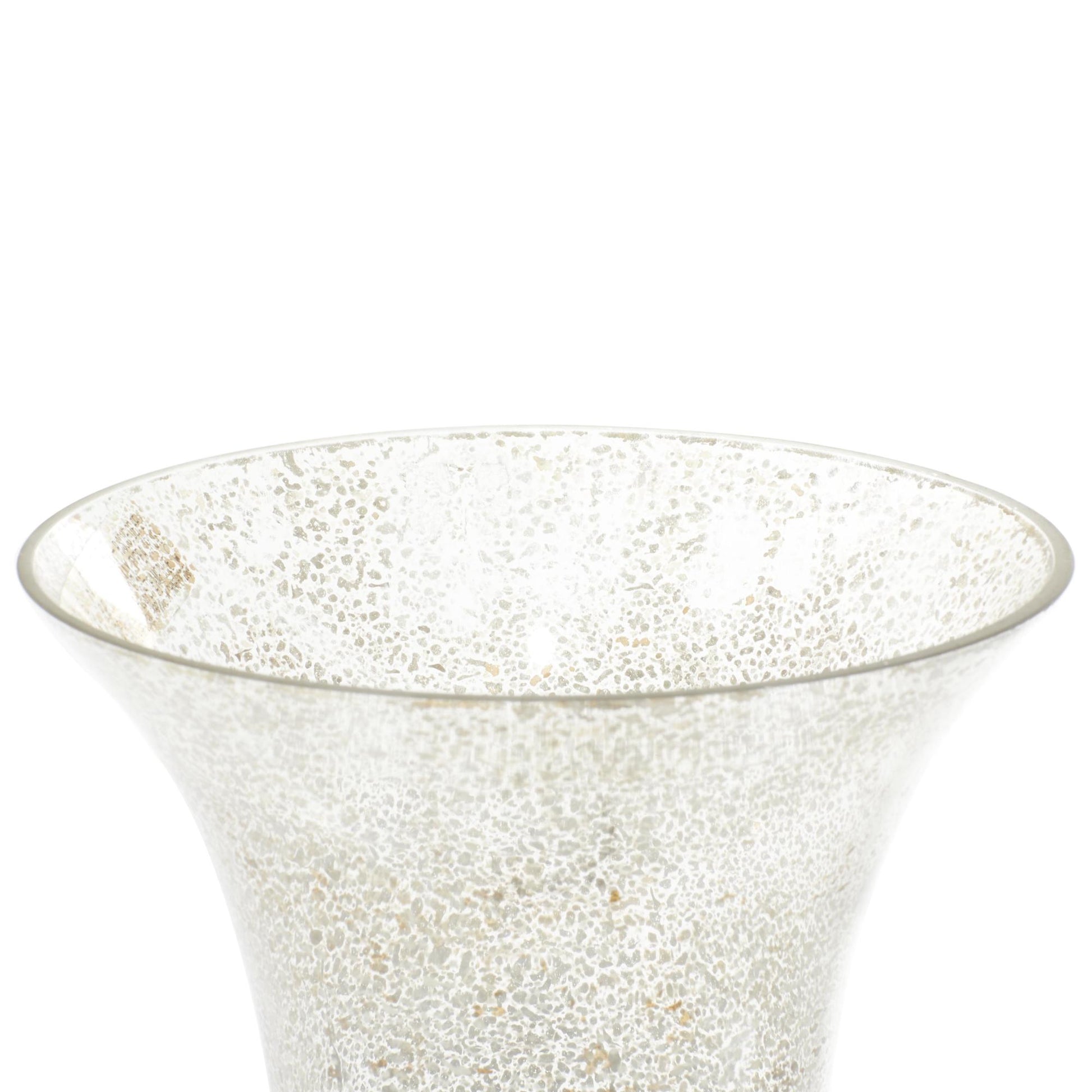 Set of 2 Silver Glass Room Uplight with Gold Base