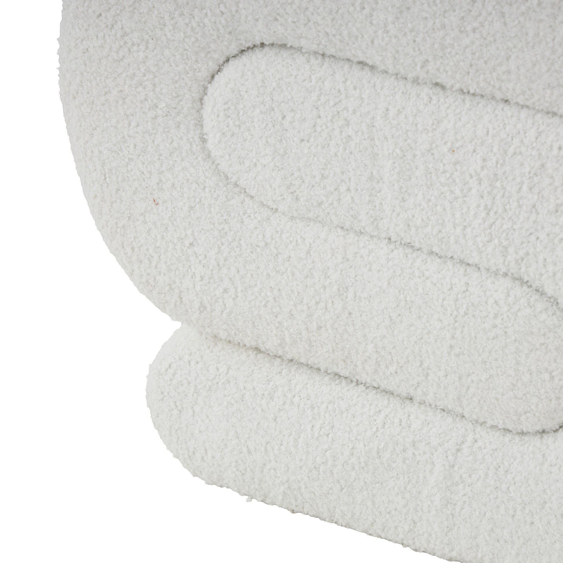 Polyester S- Shaped Room Ottoman with Connected Arches