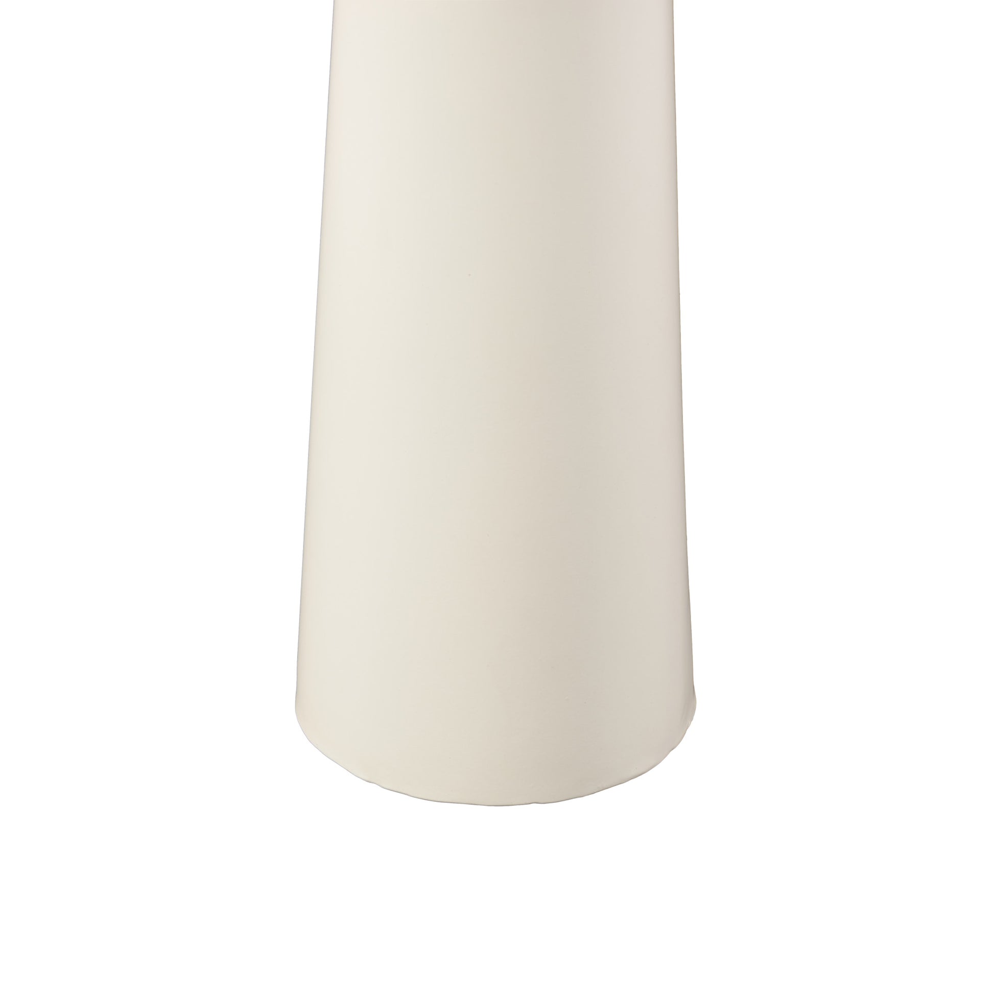 Metal Tall Art Deco Fluted Floor Decorative Vase