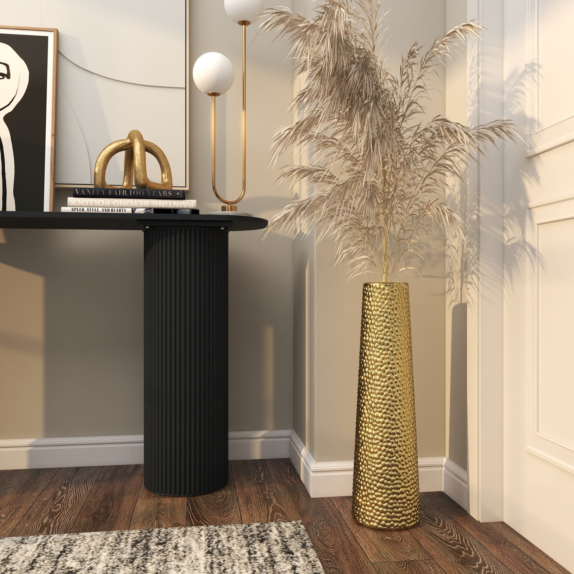 Ceramic Decorative Vase with Bubble Texture