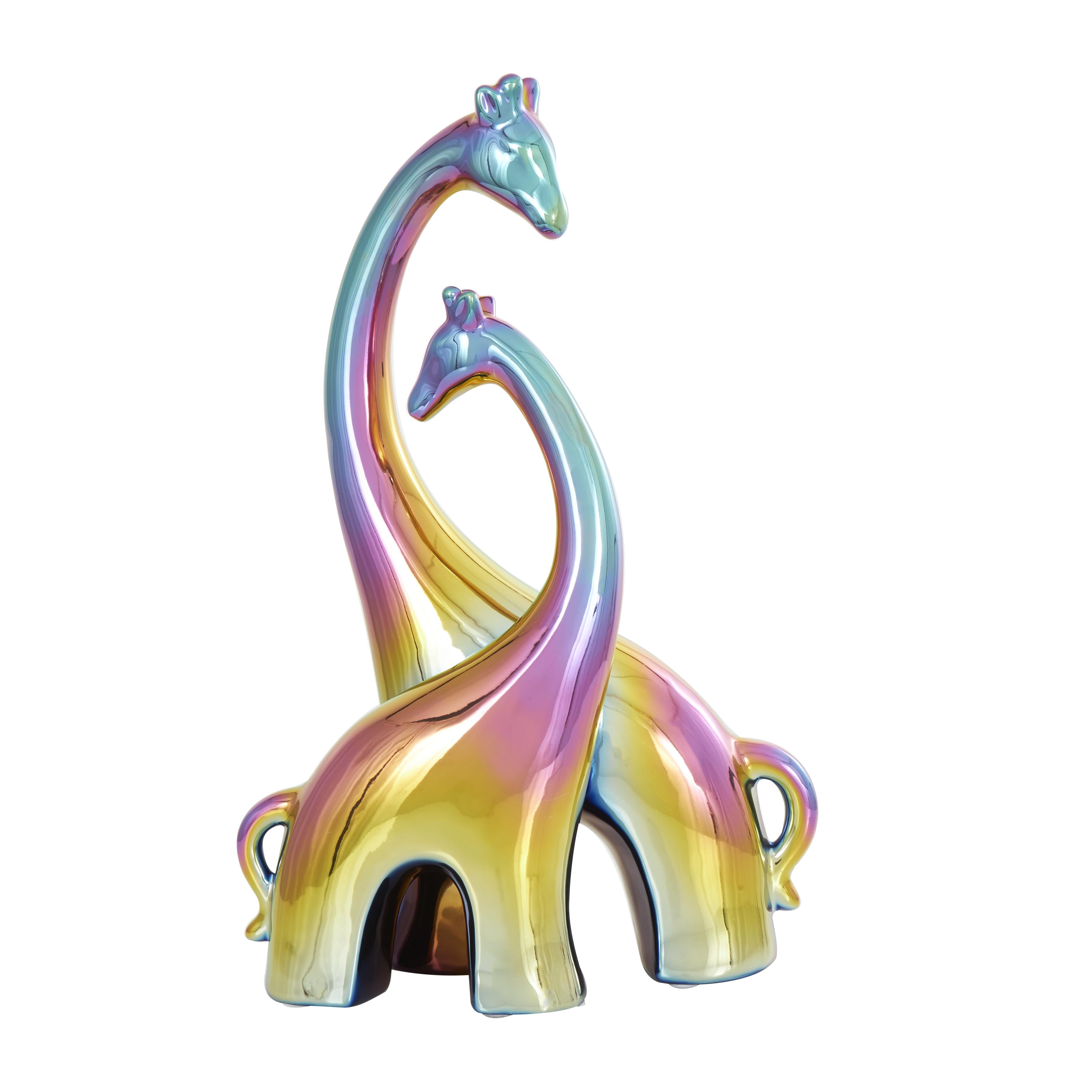 Giraffe Ceramic Decorative Sculpture