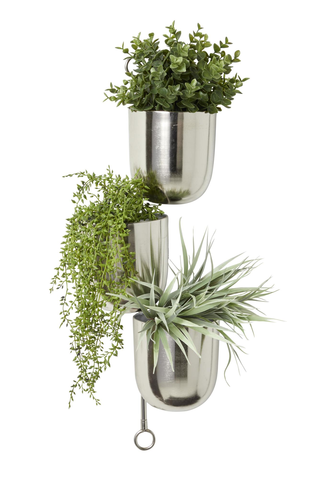 Metal Layered Indoor Outdoor Wall Planter