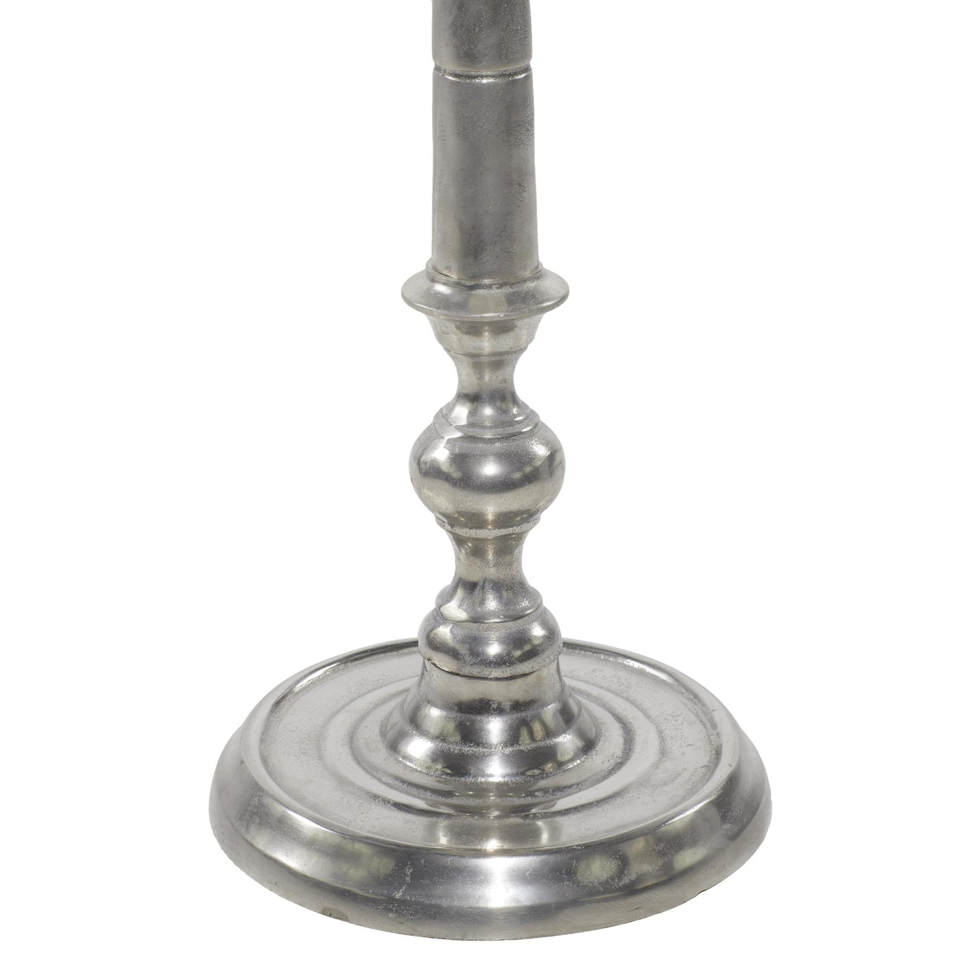 Silver Aluminum Metal Tall Floor Champagne Decorative Ice Bucket with Handles