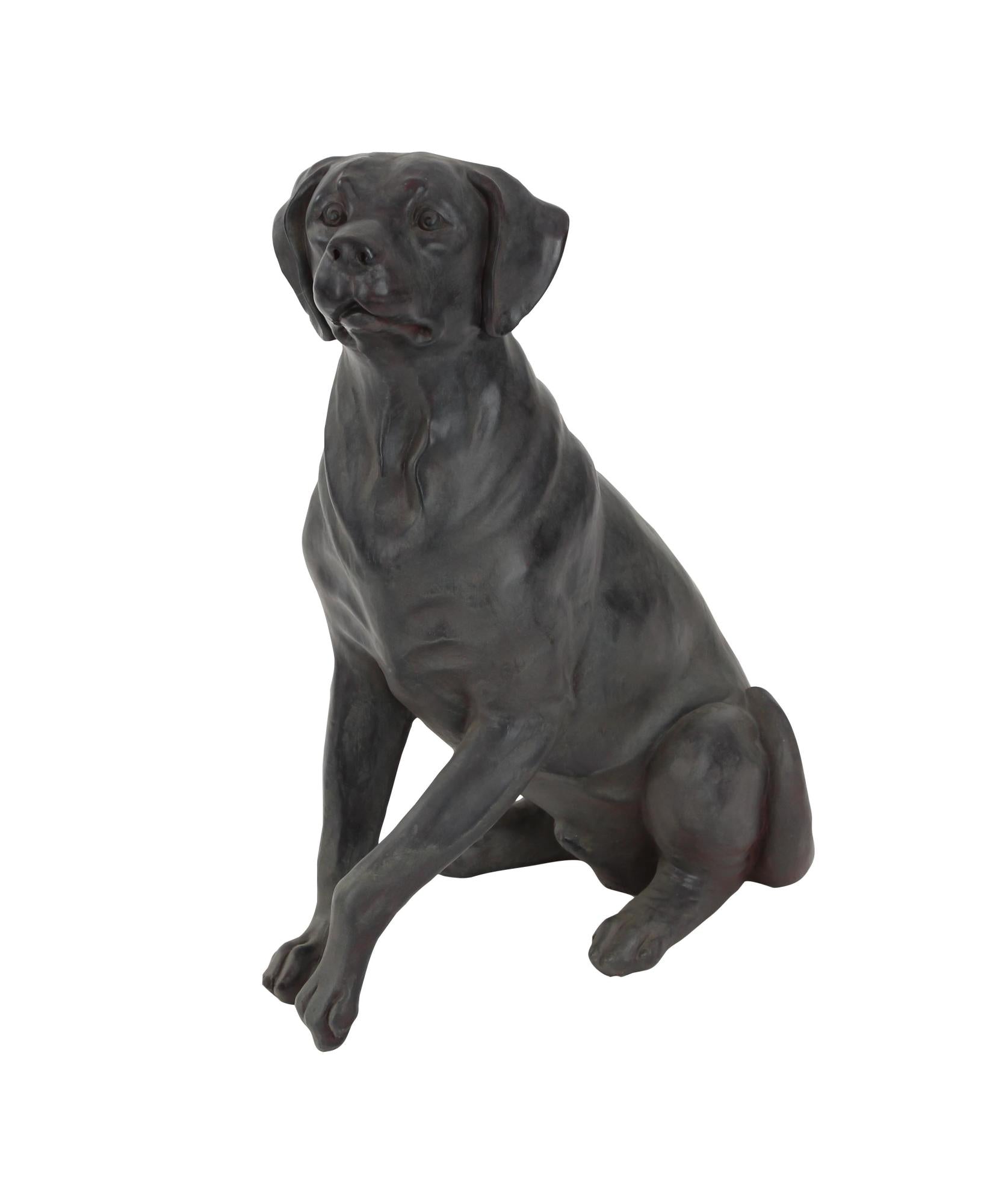 Dog Brown Polystone Decorative Sculpture