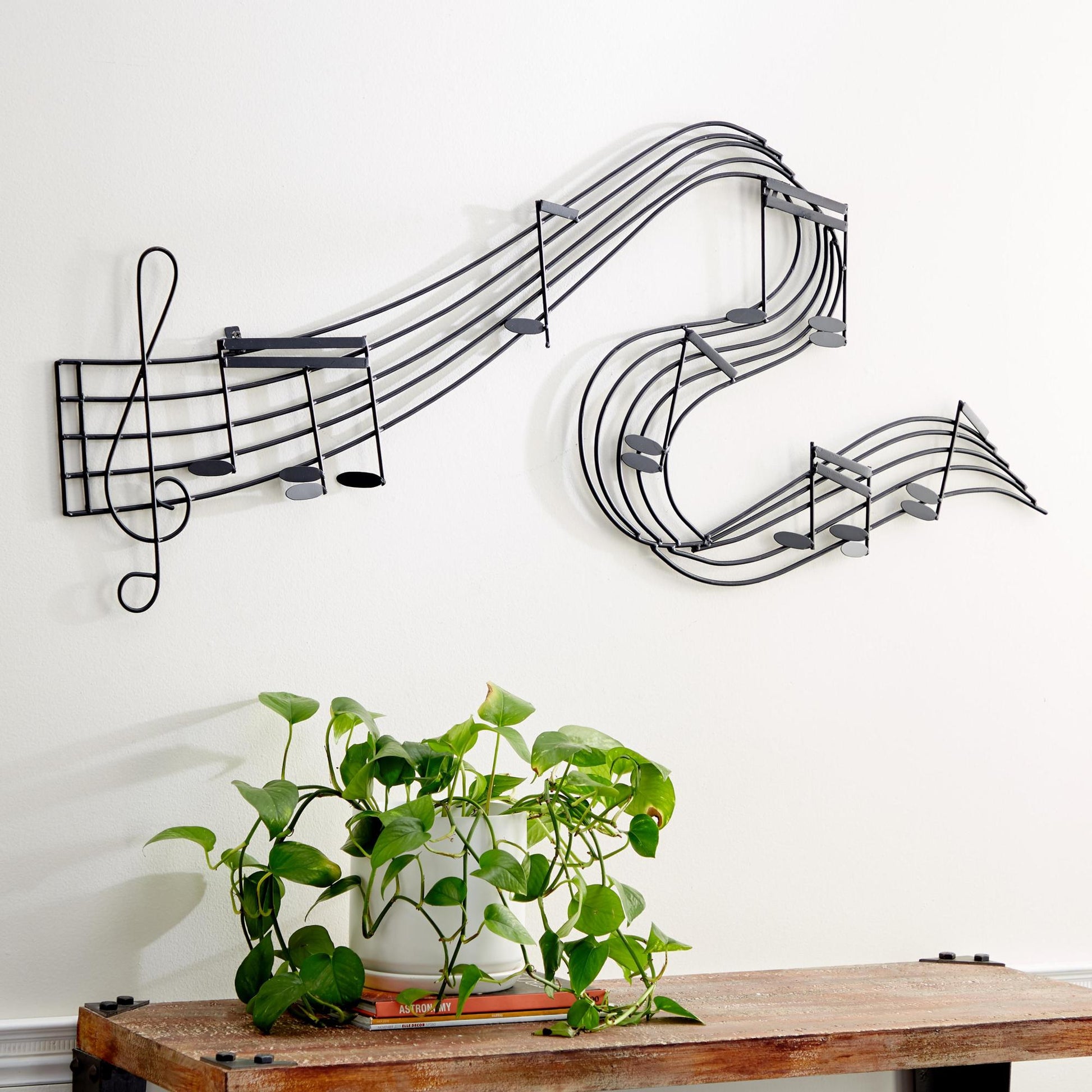Musical Notes Black Metal Notes Home Wall Decor