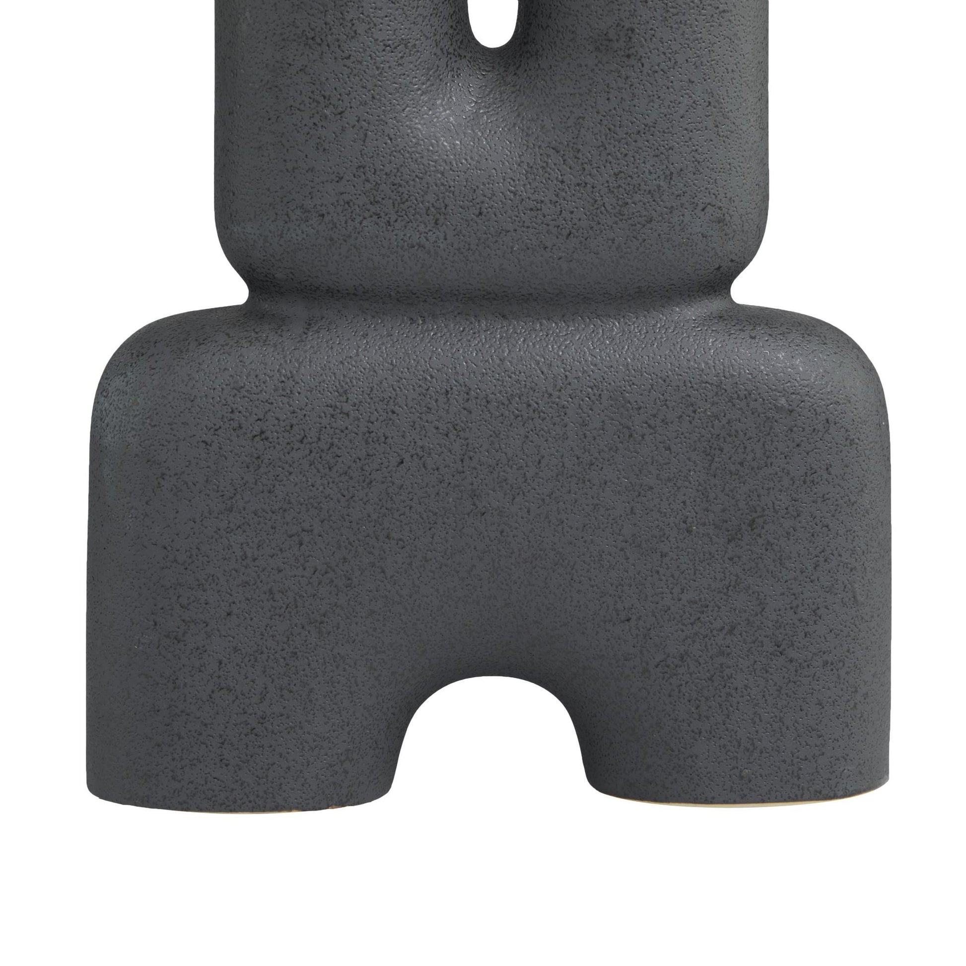Abstract Ceramic U-Shaped Decorative Vase