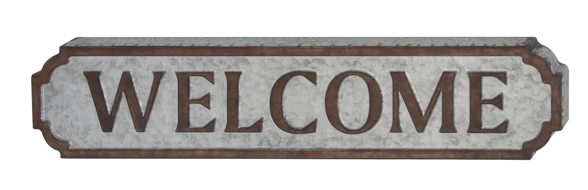Sign Brown Metal Welcome Home Wall Decor