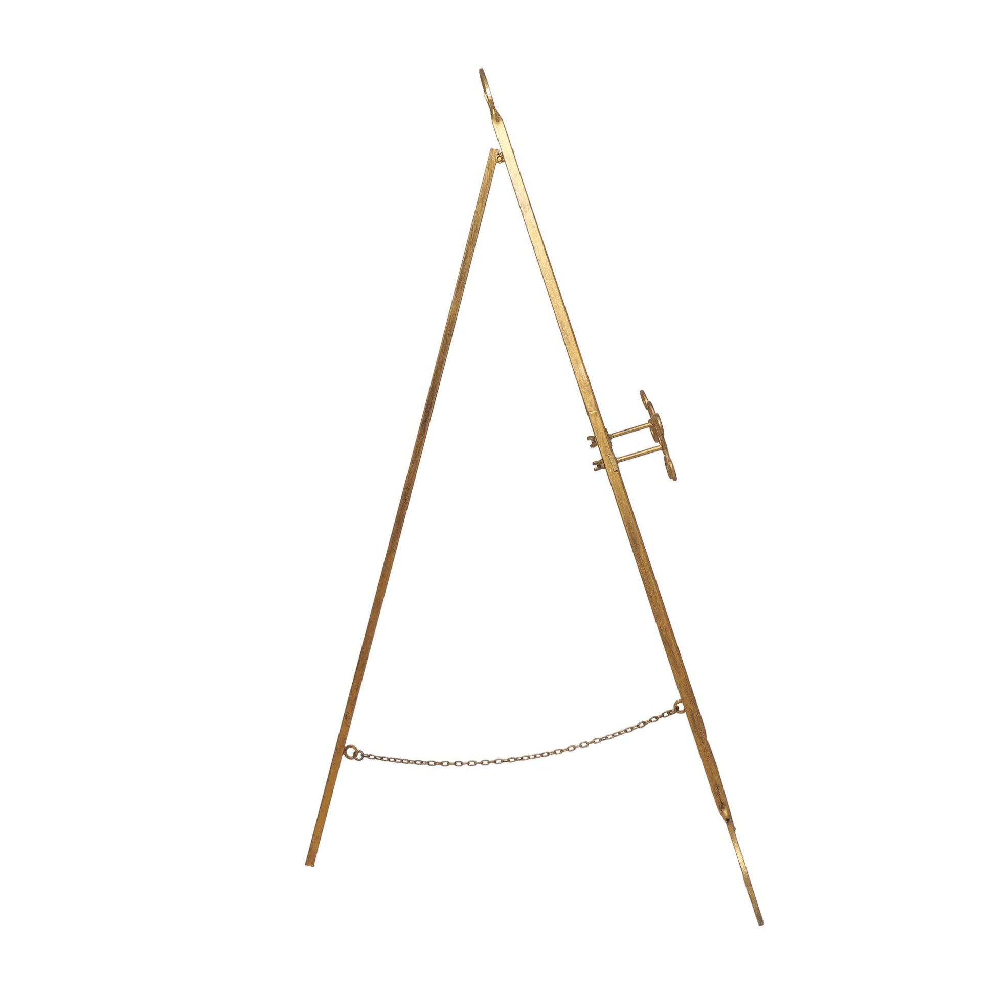 Scroll Metal Tall Adjustable Floor 3 Tier Display Easel