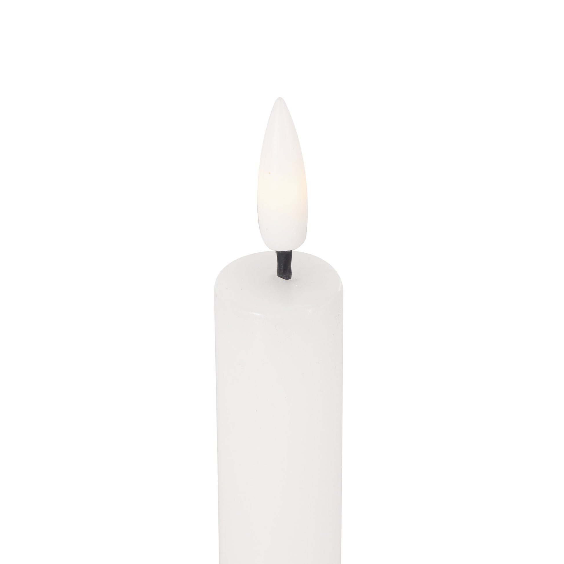 Set of 6 Wax Indoor Outdoor Flameless Candle with Remote Control Set of 6 10"H