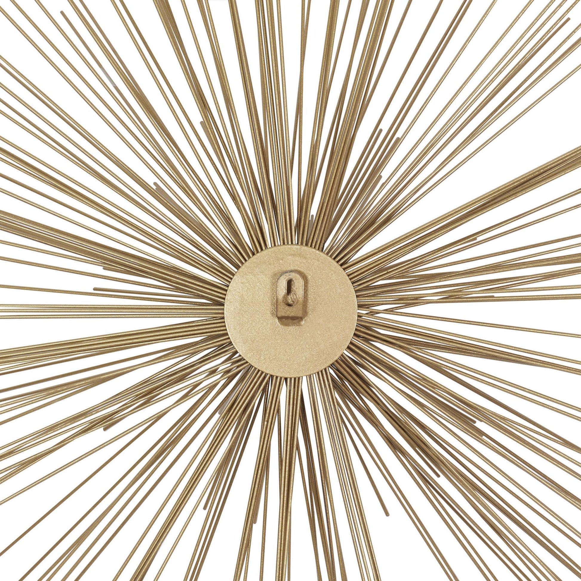 Starburst Gold Metal Large 3D Home Wall Decor