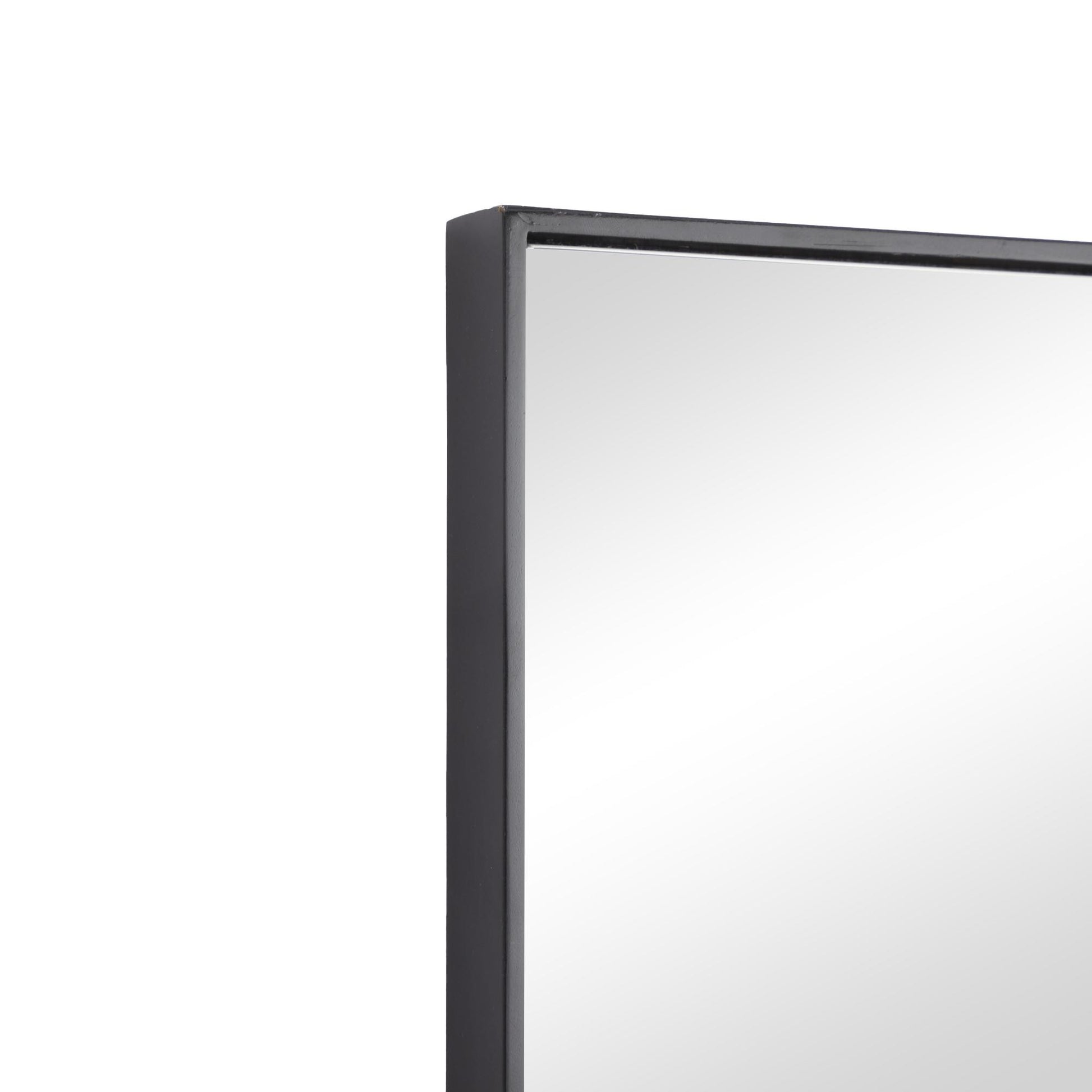 Wooden Room Wall Mirror with Thin Frame