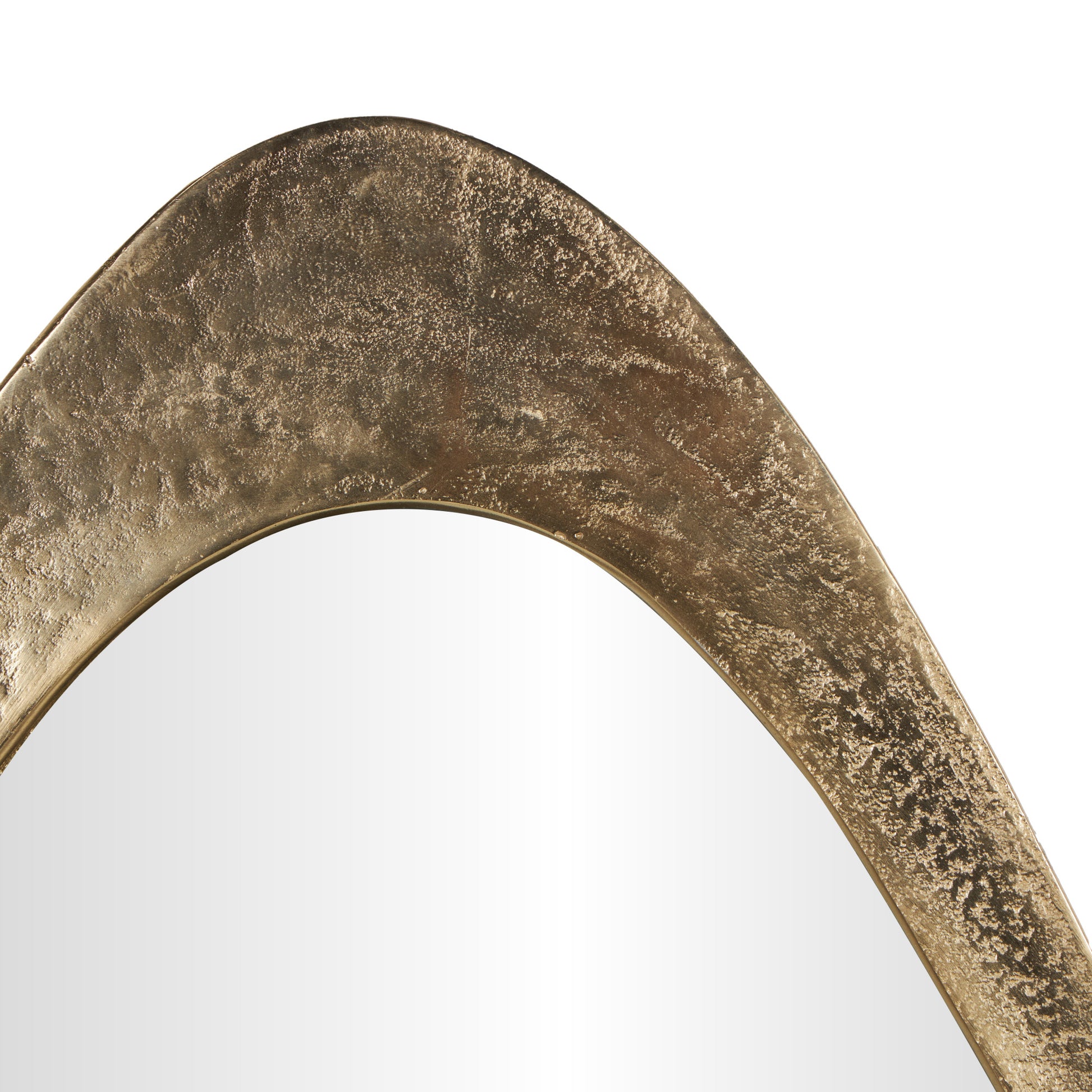 Brass Aluminum Metal Room Wall Mirror