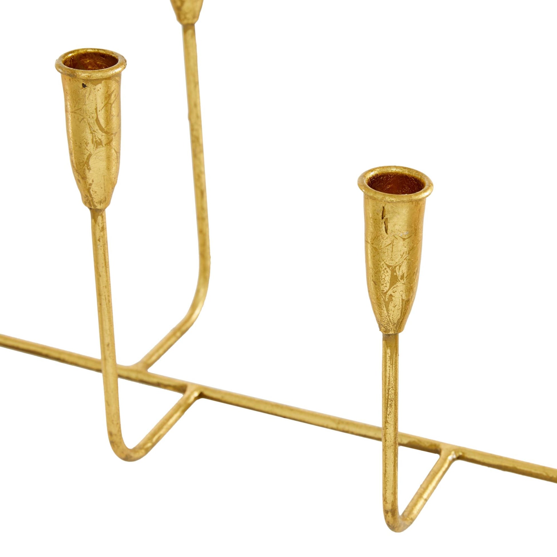 CosmoLiving by Cosmopolitan Metal Long Tapered 7 Holder Decorative Candelabra