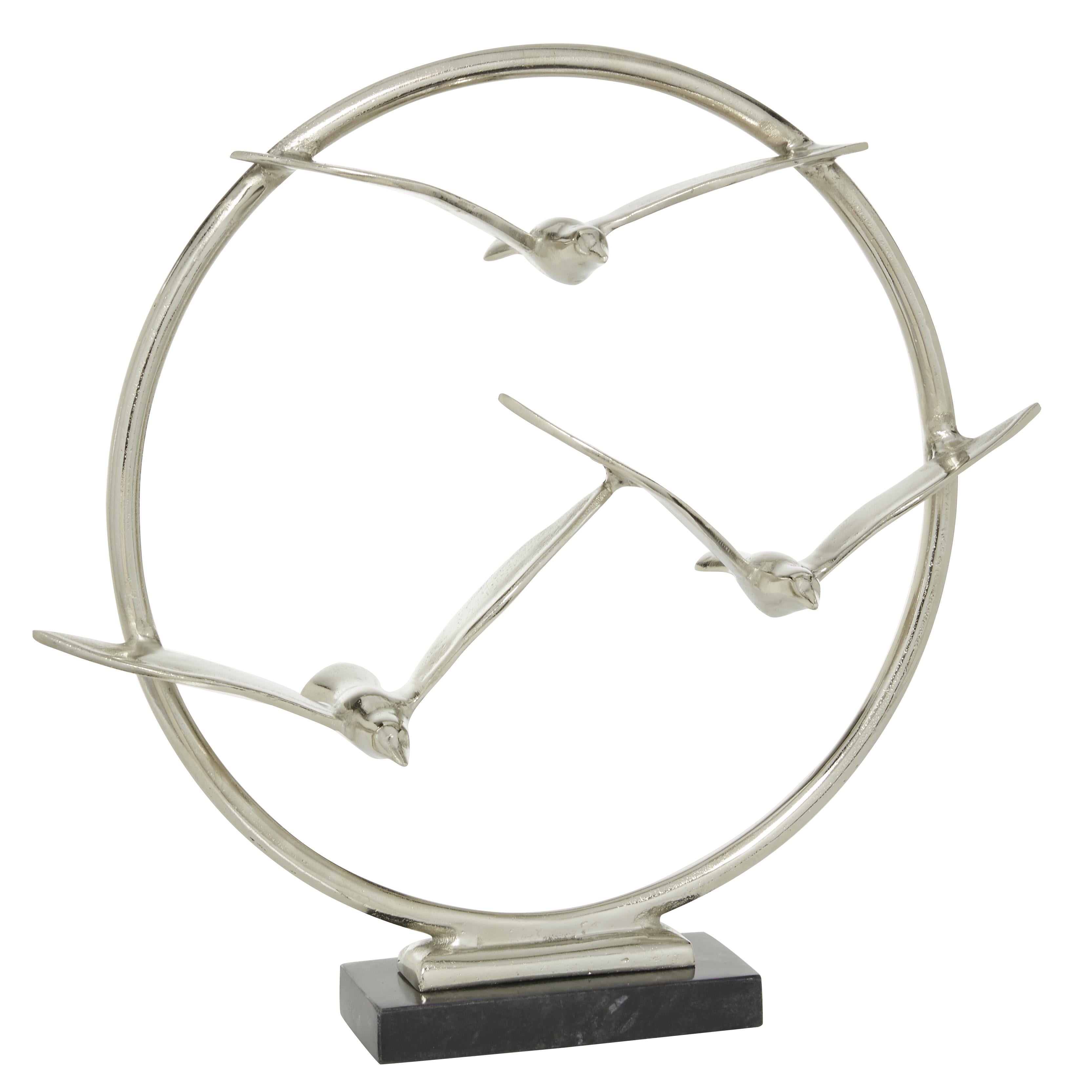 Bird Aluminum Metal Decorative Sculpture