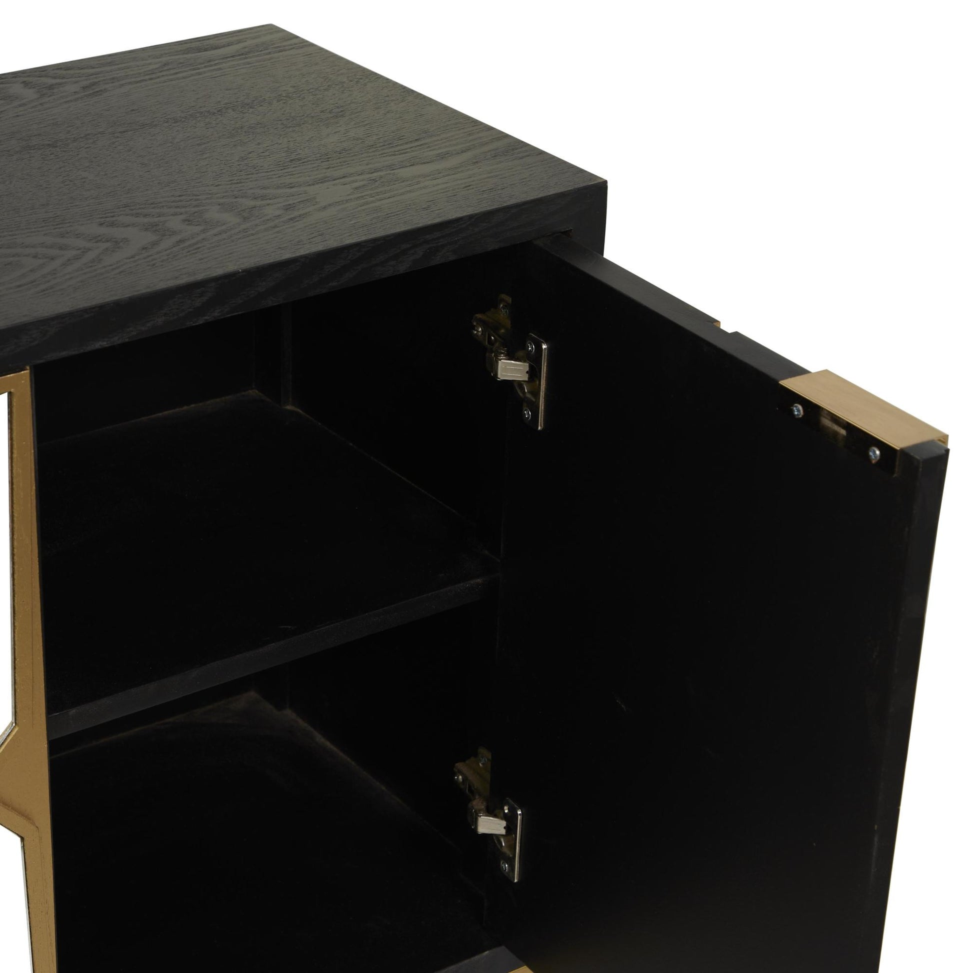 Wooden 3 Door Room Cabinet with Mirrored Front