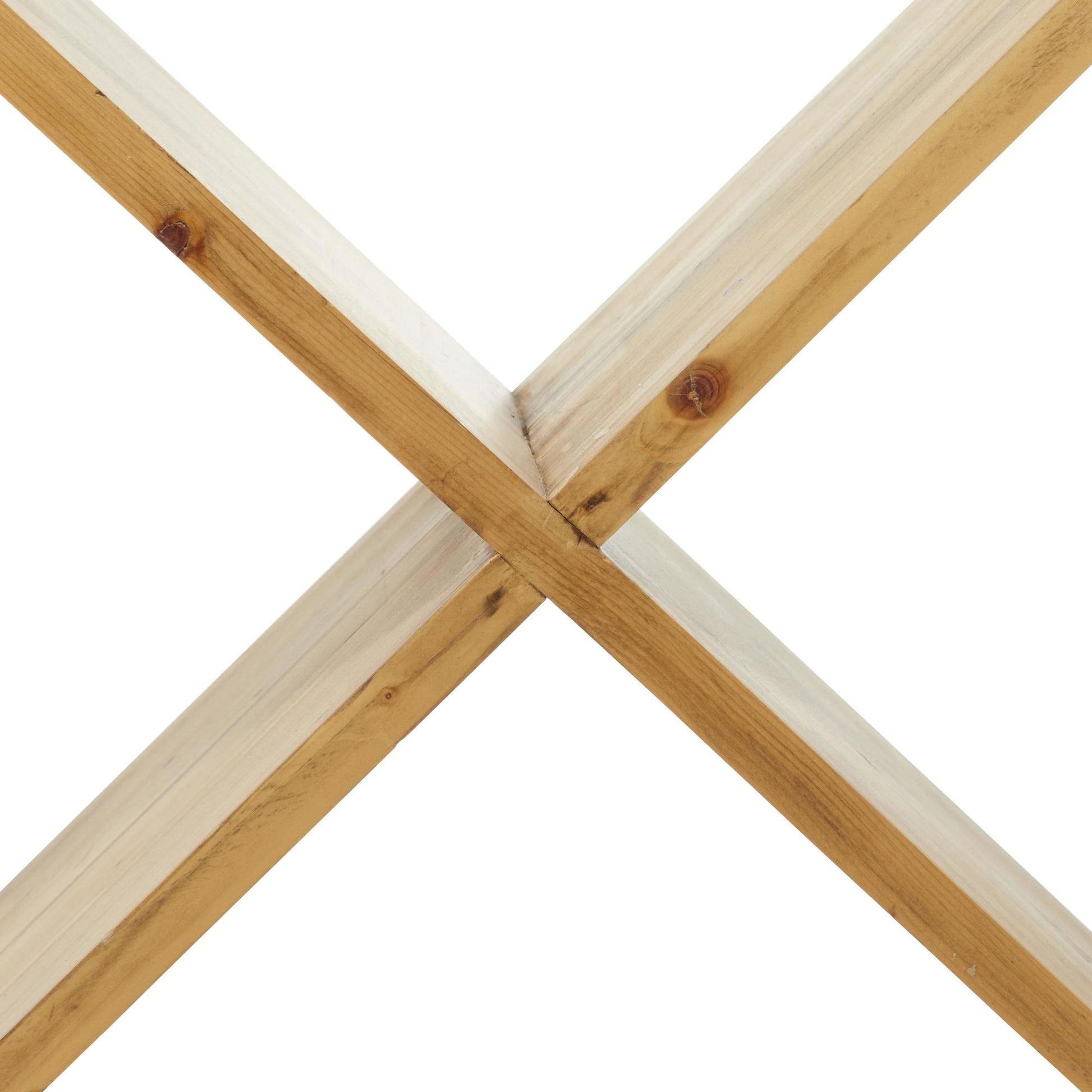 Cross Black Wood 9 Bottle Kitchen Wine Rack