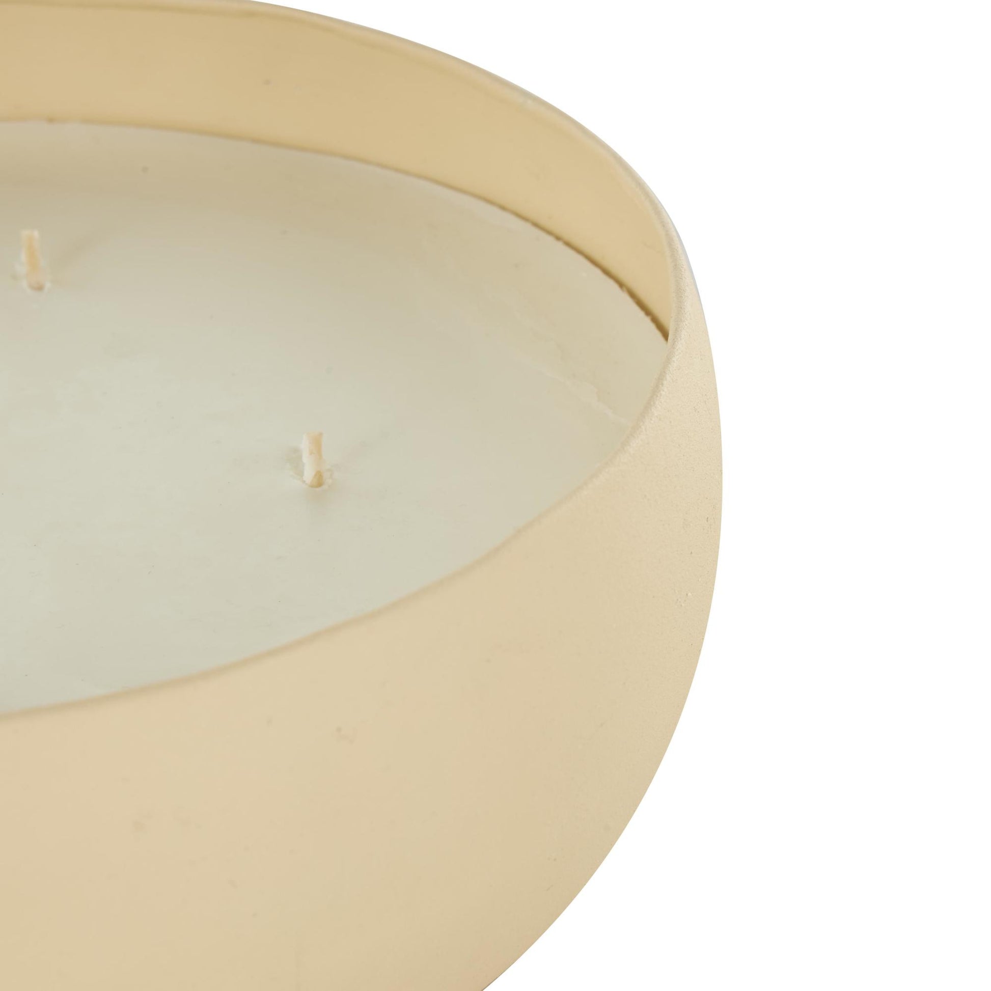 Metal Pink Blush & Poppy Scented Textured 63oz 5 Wick Decorative Candle with White Wax