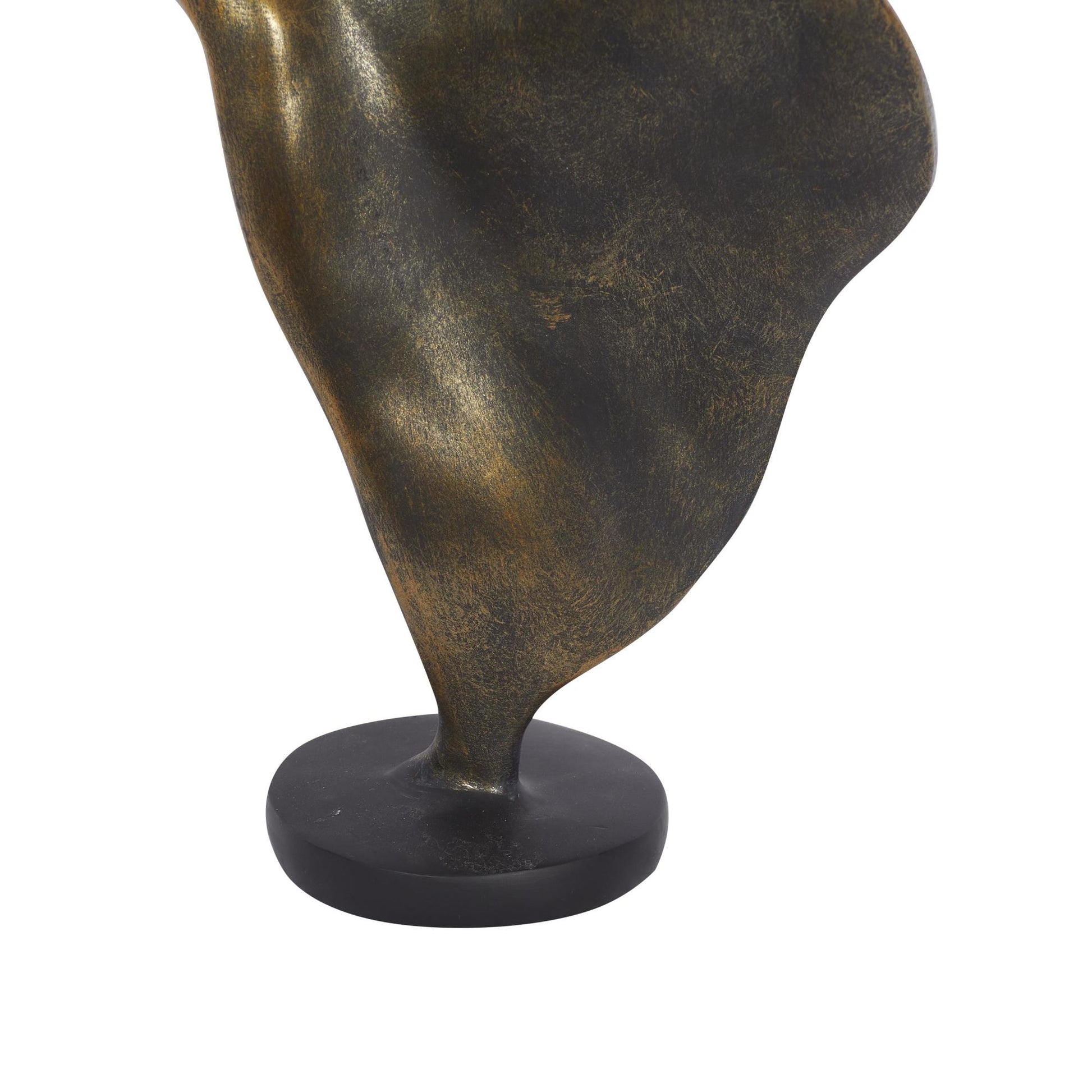 Dancer Brass Polystone Decorative Sculpture