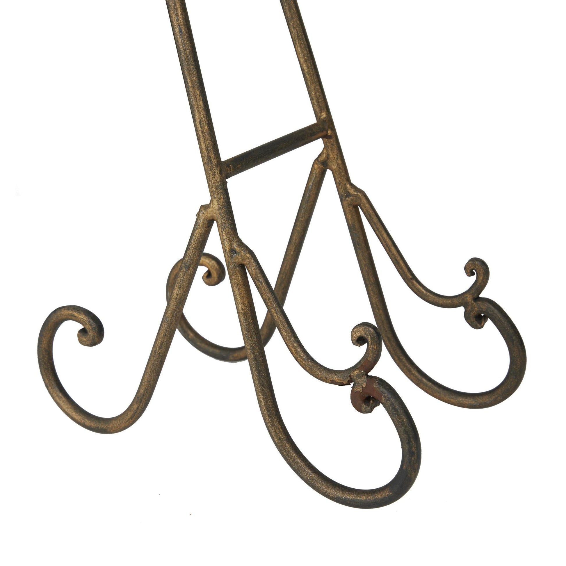 Metal Scroll Display Easel 10" x 19" x 13"